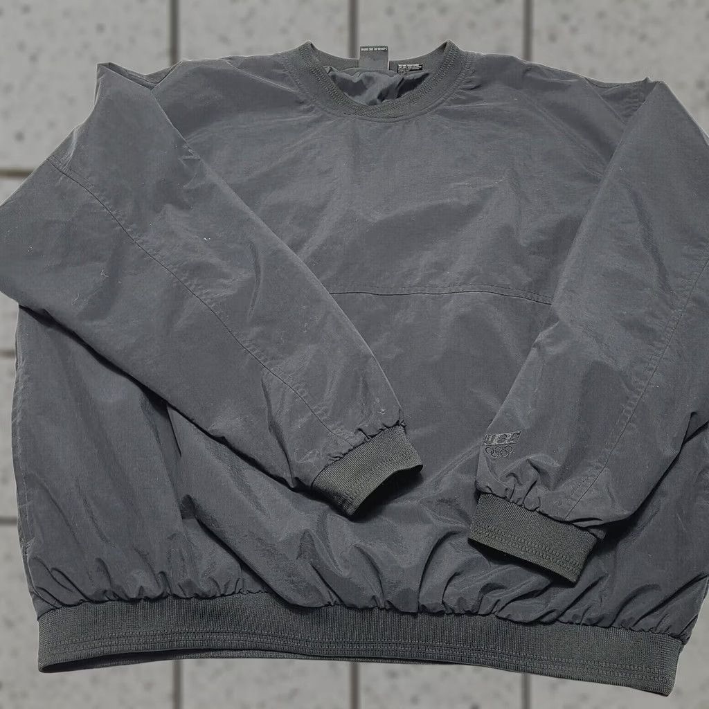 JCPenney VINTAGE JC Penny USA Olympics Pullover Windbreaker V-neck Men XL Black Windbreaker 90's Mens Size US XL / EU 56 / 4 - 1 Thumbnail