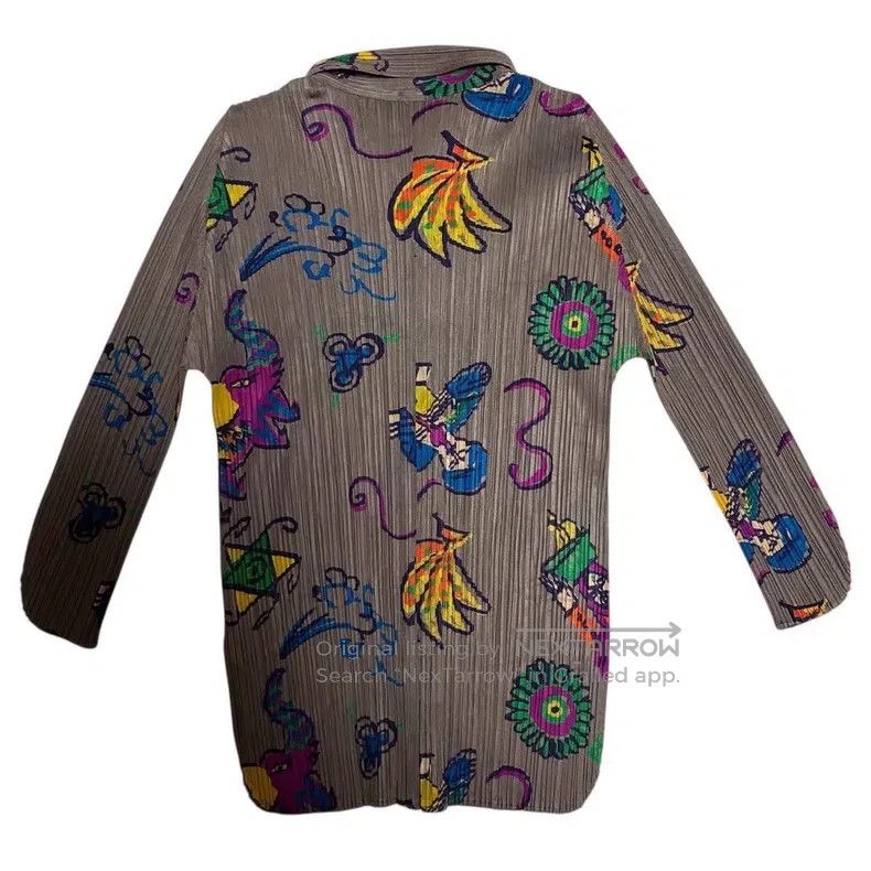 Issey Miyake Issey Miyake Lion Printed Long Sleeve Top Size L / US 10 / IT 46 - 2 Thumbnail