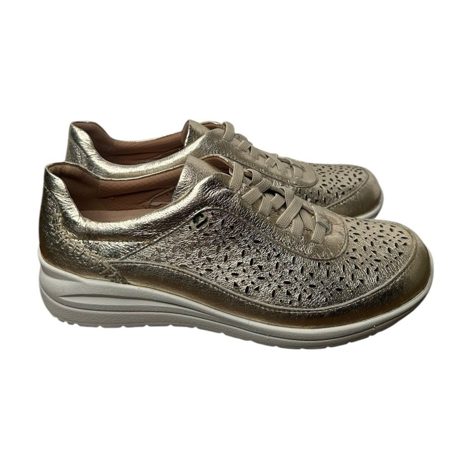 Other Earth Shoes Nimble Viva Gold 9 Slip On Sneakers Shoes Size US 9 / IT 39 - 1 Thumbnail