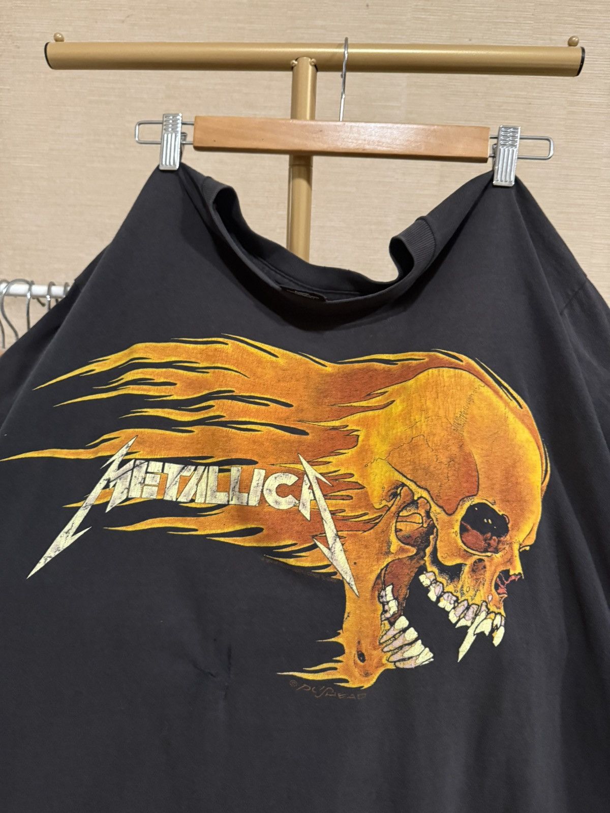 Band Tees Vintage 1990s Metallica Pushead Sun Size US XL / EU 56 / 4 - 15 Thumbnail