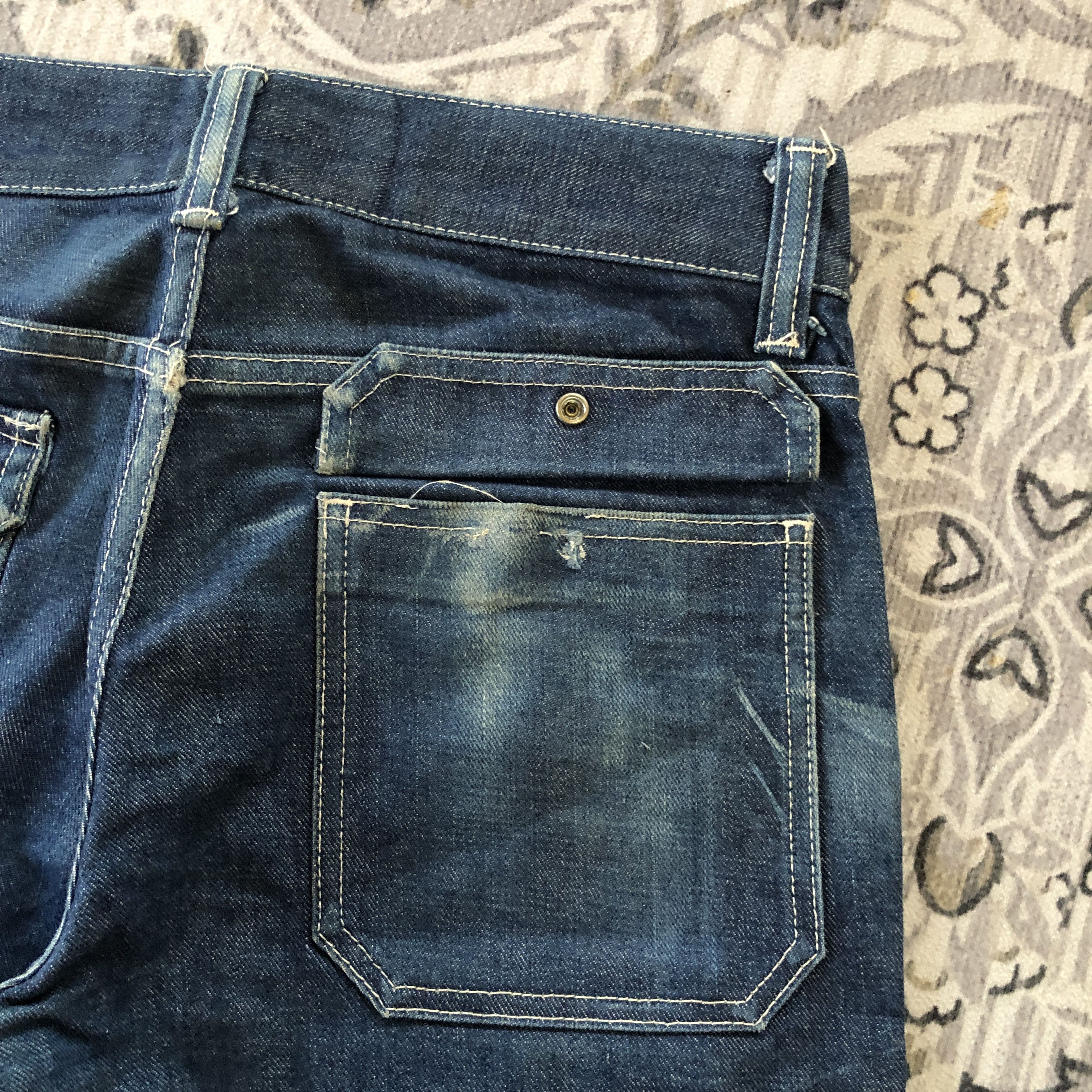 If Six Was Nine DELAY Win & Sons Bush Pants Flared Bootcut Size US 31 - 8 Thumbnail