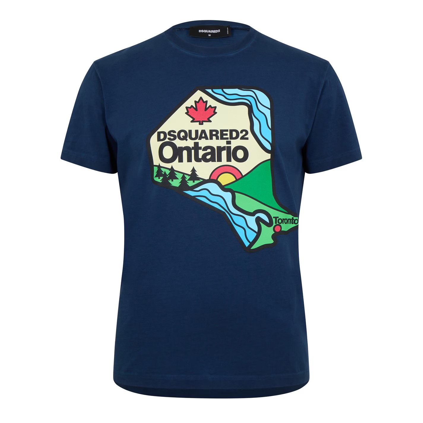 Dsquared2 o1g2r1mq0426 Cool Fit Slim Fit T-Shirt in Blue Size US S / EU 44-46 / 1 - 1 Thumbnail
