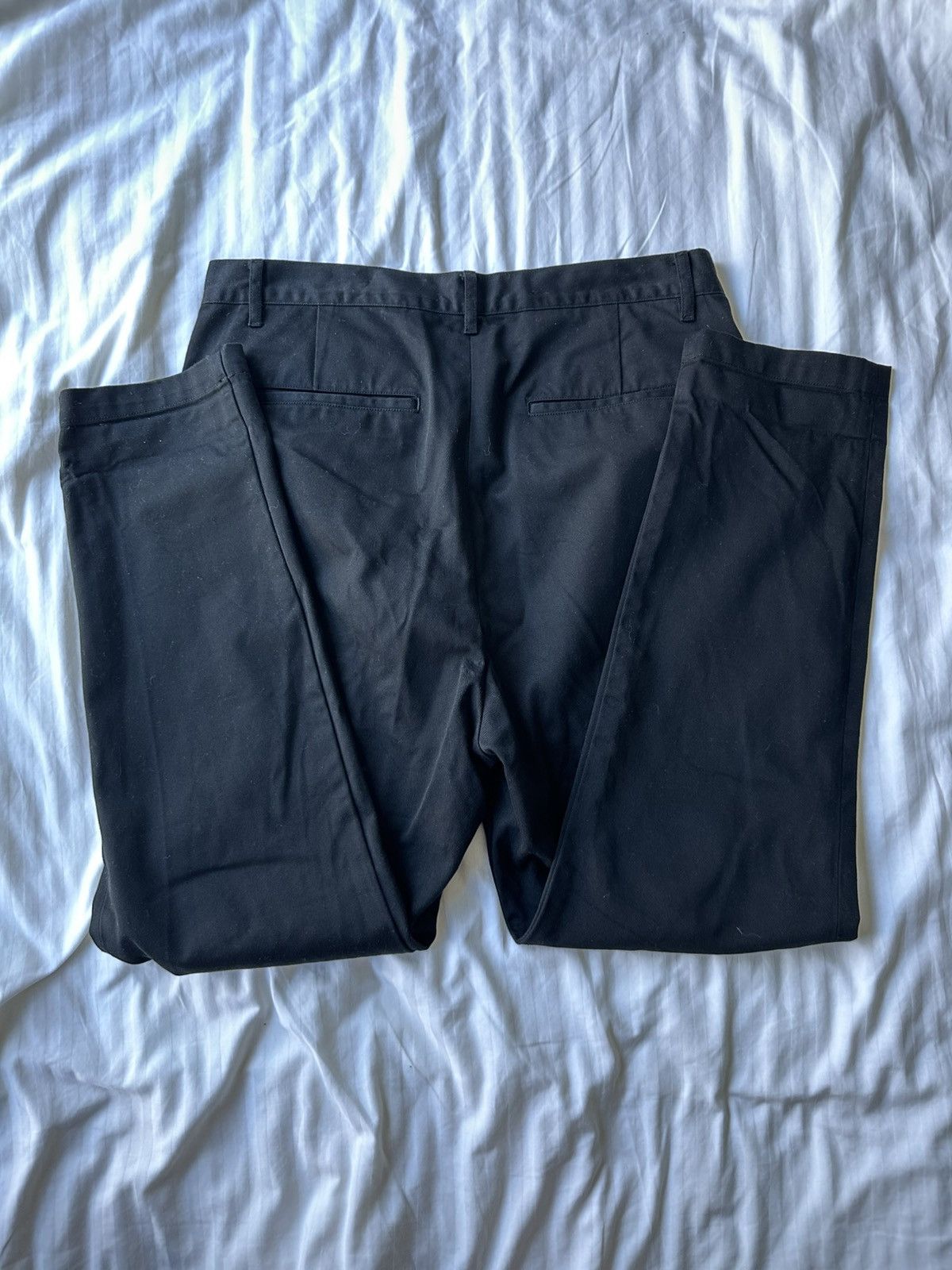 Japanese Brand Porter Classic Cotton Black Pants Size US 36 / EU 52 - 4 Thumbnail