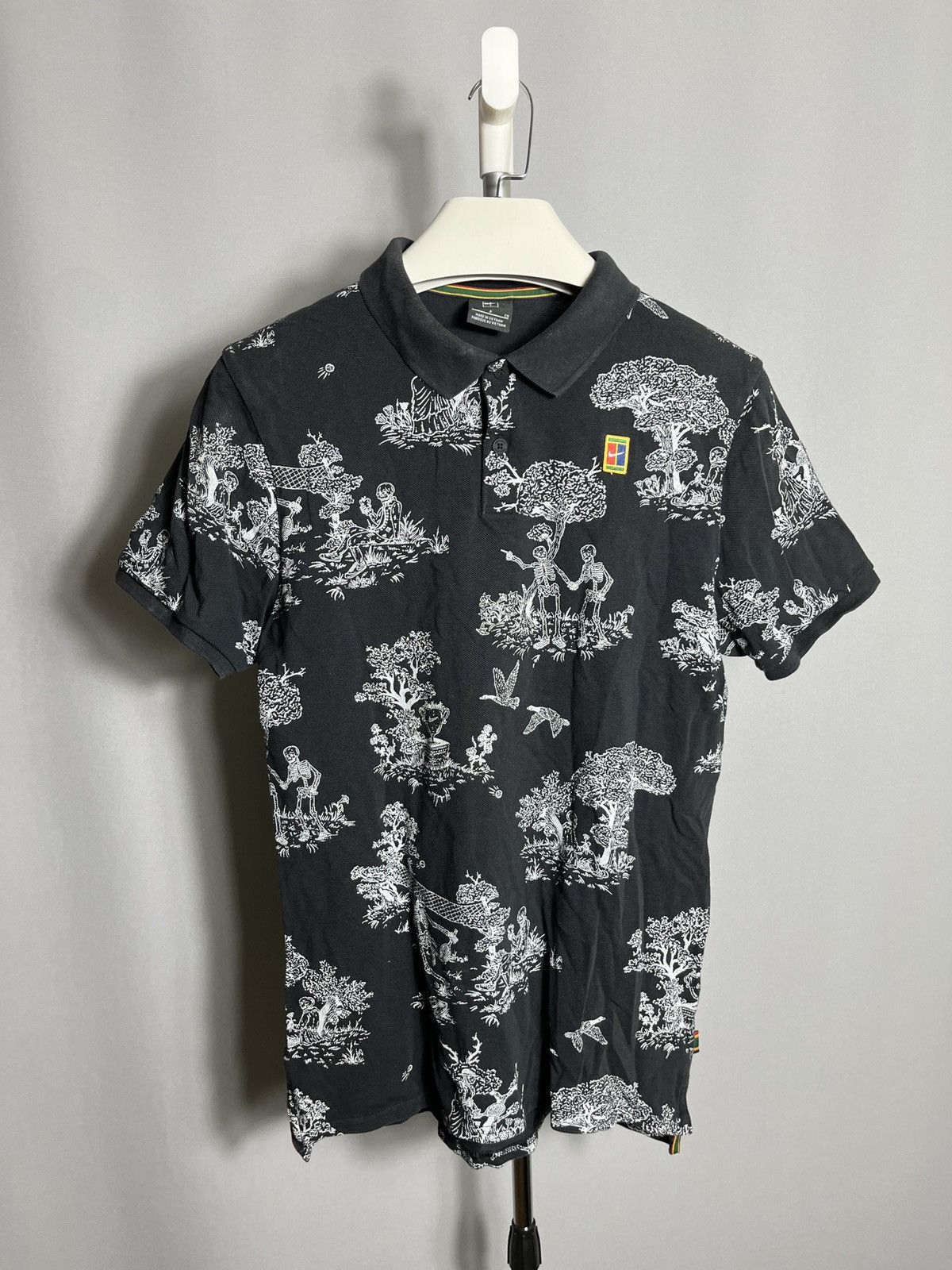 Nike Nike X Andre Agassi Polo Shirt Mens Tennis Court Skeleton Size US S / EU 44-46 / 1 - 1 Thumbnail