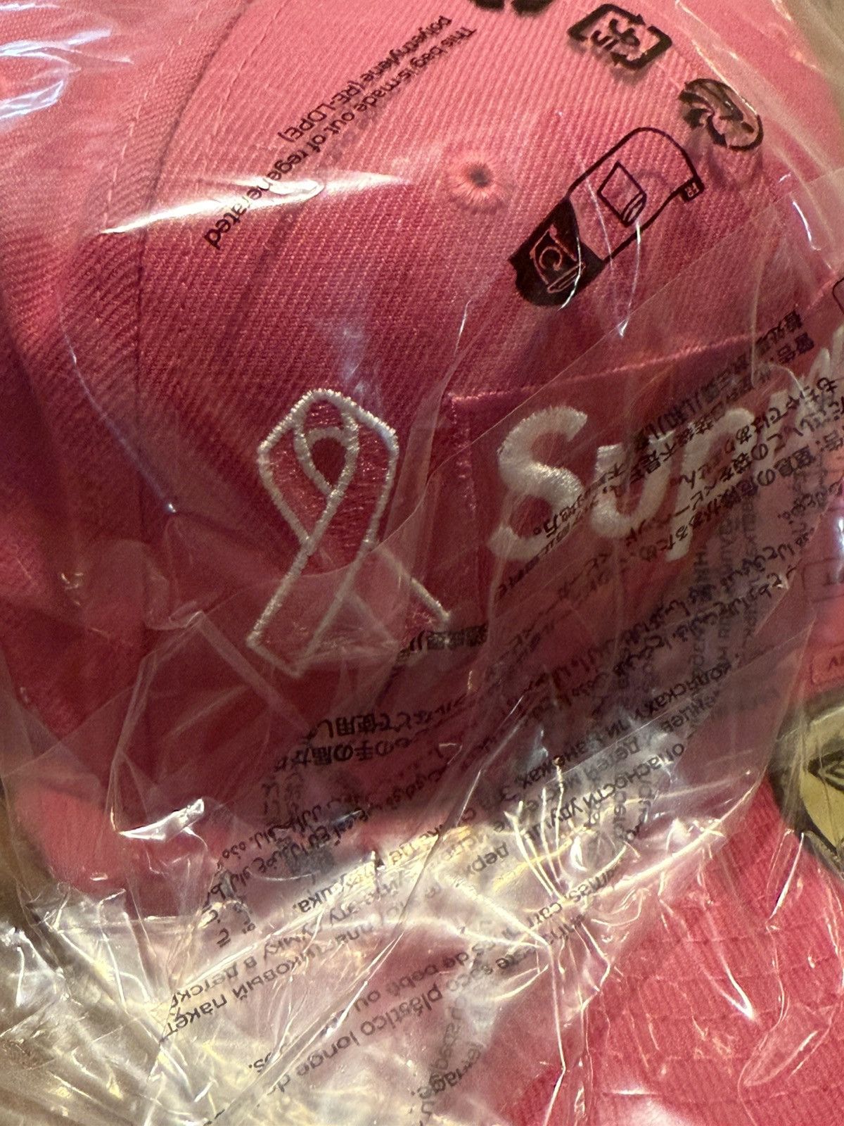 Supreme Supreme Pink Breast Cancer Awareness Box Logo New Era 7 3/8 Size ONE SIZE - 3 Thumbnail