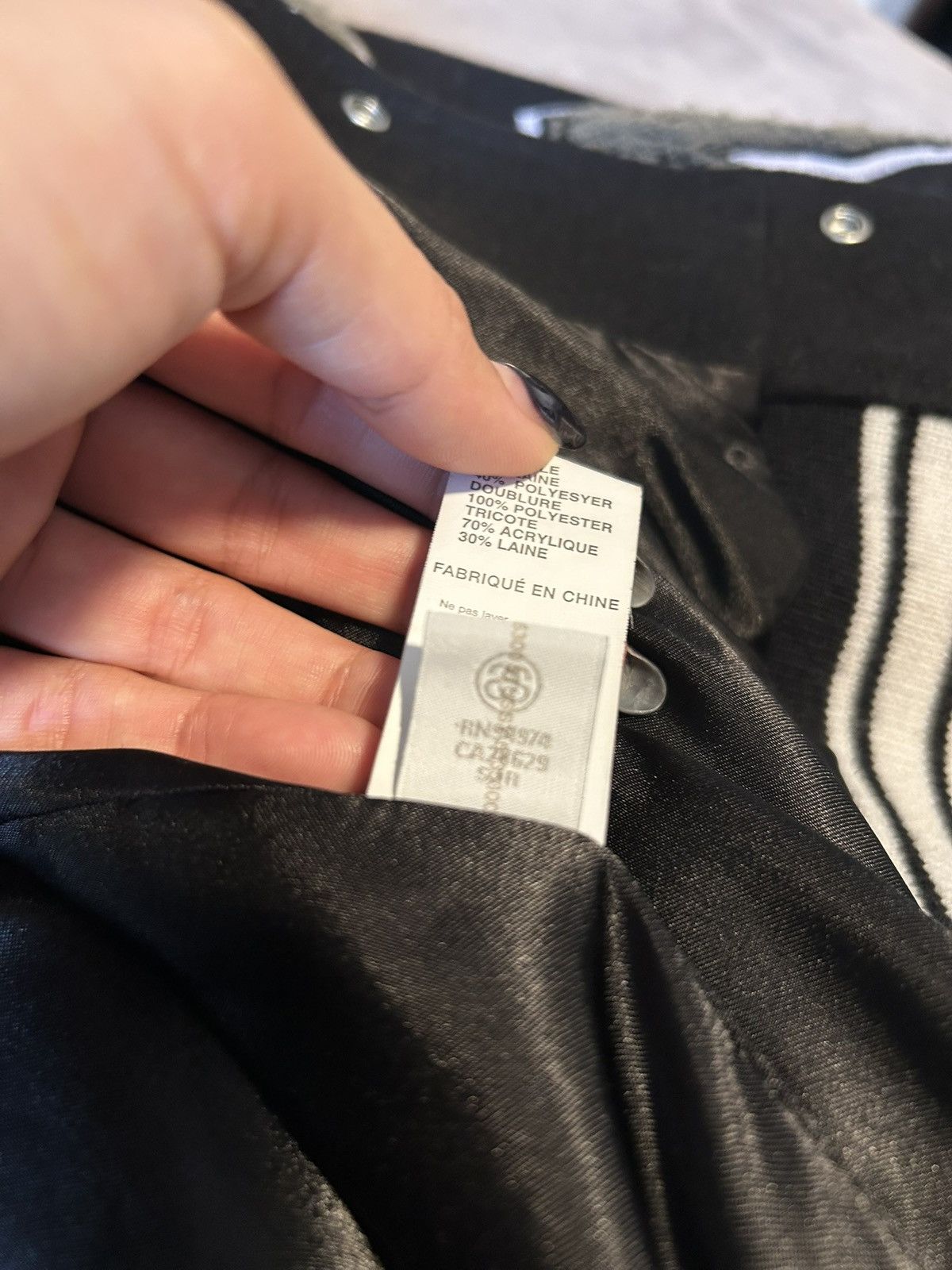 Comme des Garcons × Stussy Stussy X CDG Varsity Jacket Size US XL / EU 56 / 4 - 14 Thumbnail