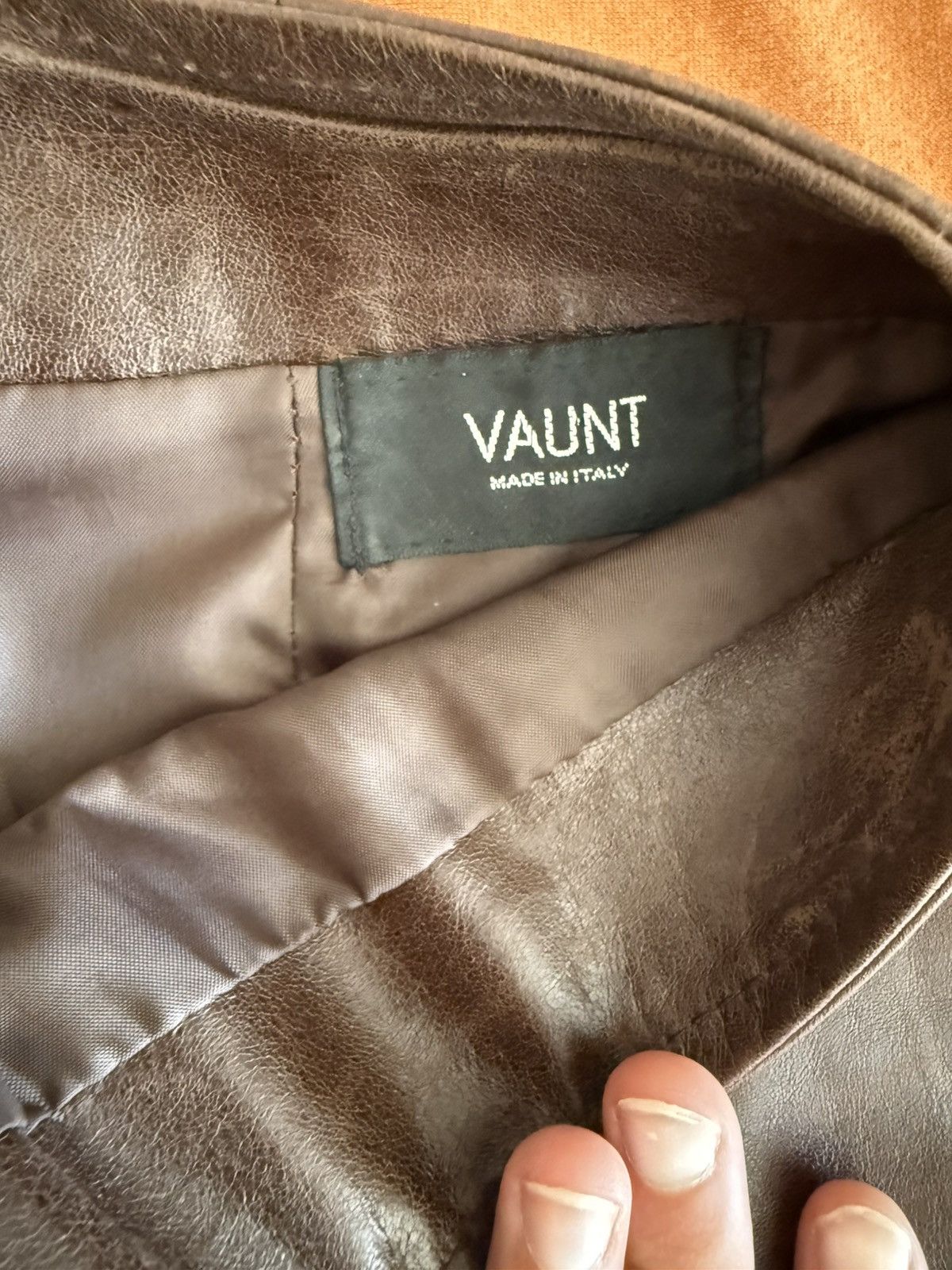 Vera Pelle Italian Leather Vaunt Pants Size 26" / US 2 / IT 38 - 4 Thumbnail
