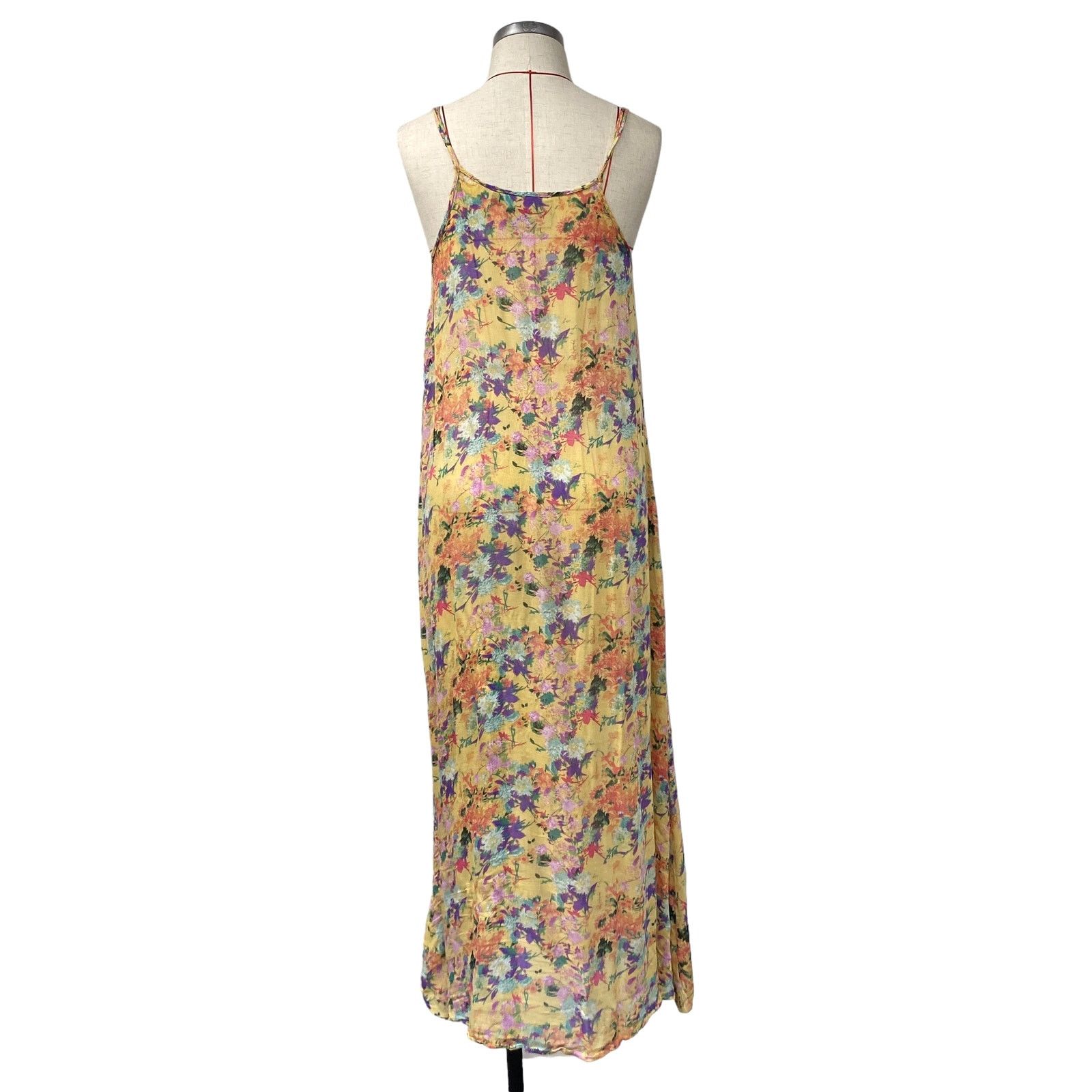 MINKPINK Minkpink Womens Size M Floral Semi Sheer Maxi Dress Size M / US 6-8 / IT 42-44 - 6 Thumbnail