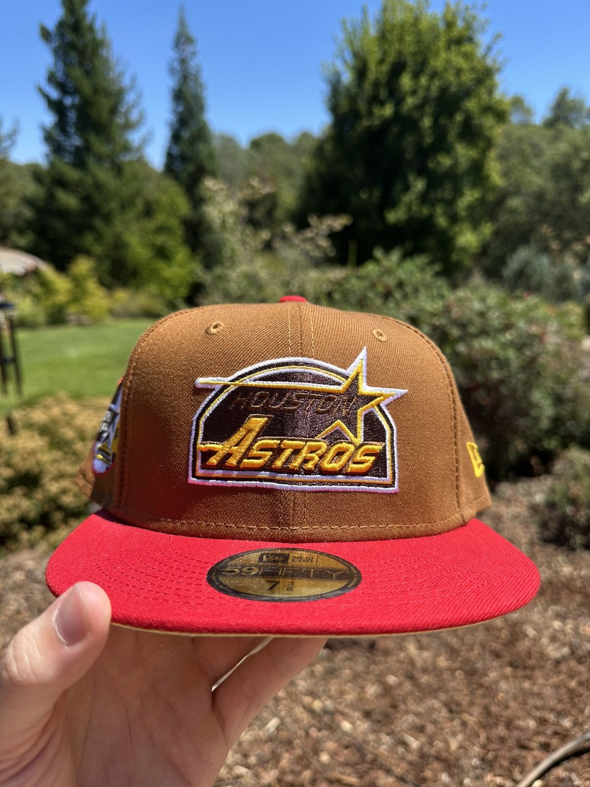 Hat Club 7 3/8 Houston Astros 35 year patch Size ONE SIZE - 2 Thumbnail
