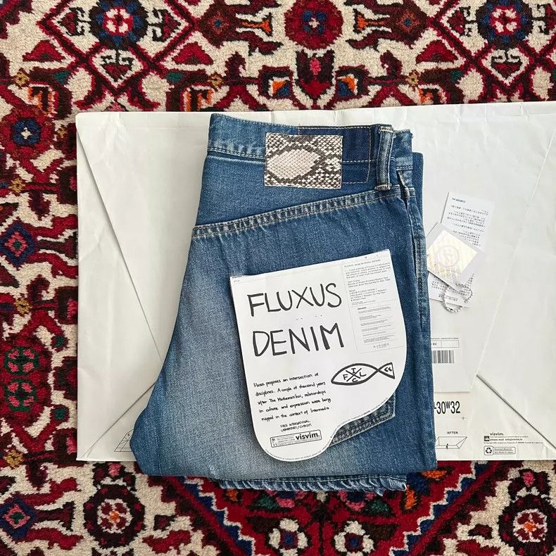Visvim visvim size W32L30 10aw original snakeskin wash jeans 2505 Size US 32 / EU 48 - 1 Thumbnail