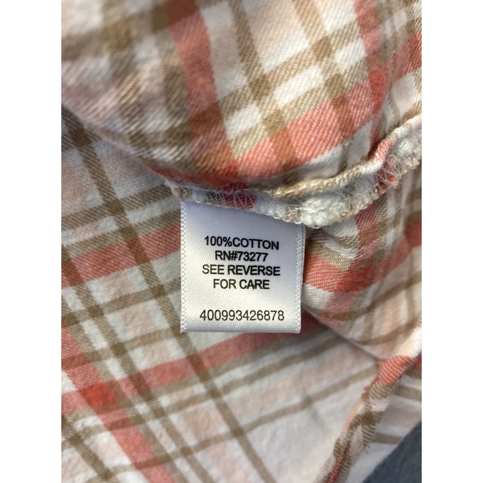 Croft & Barrow CROFT & BARROW Women's Button-Up Shirt Plaid Long Sleeve Cowgirl Multicolor Size M Size M / US 6-8 / IT 42-44 - 6 Thumbnail