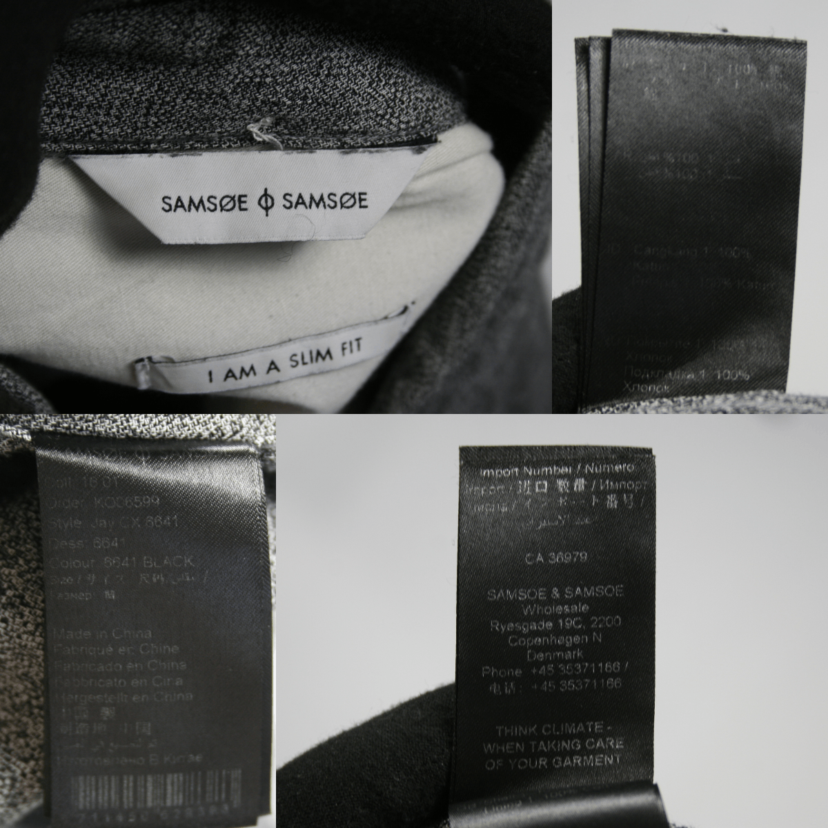 Samsoe Samsoe Slim Fit Melange Shirt Size US M / EU 48-50 / 2 - 8 Thumbnail