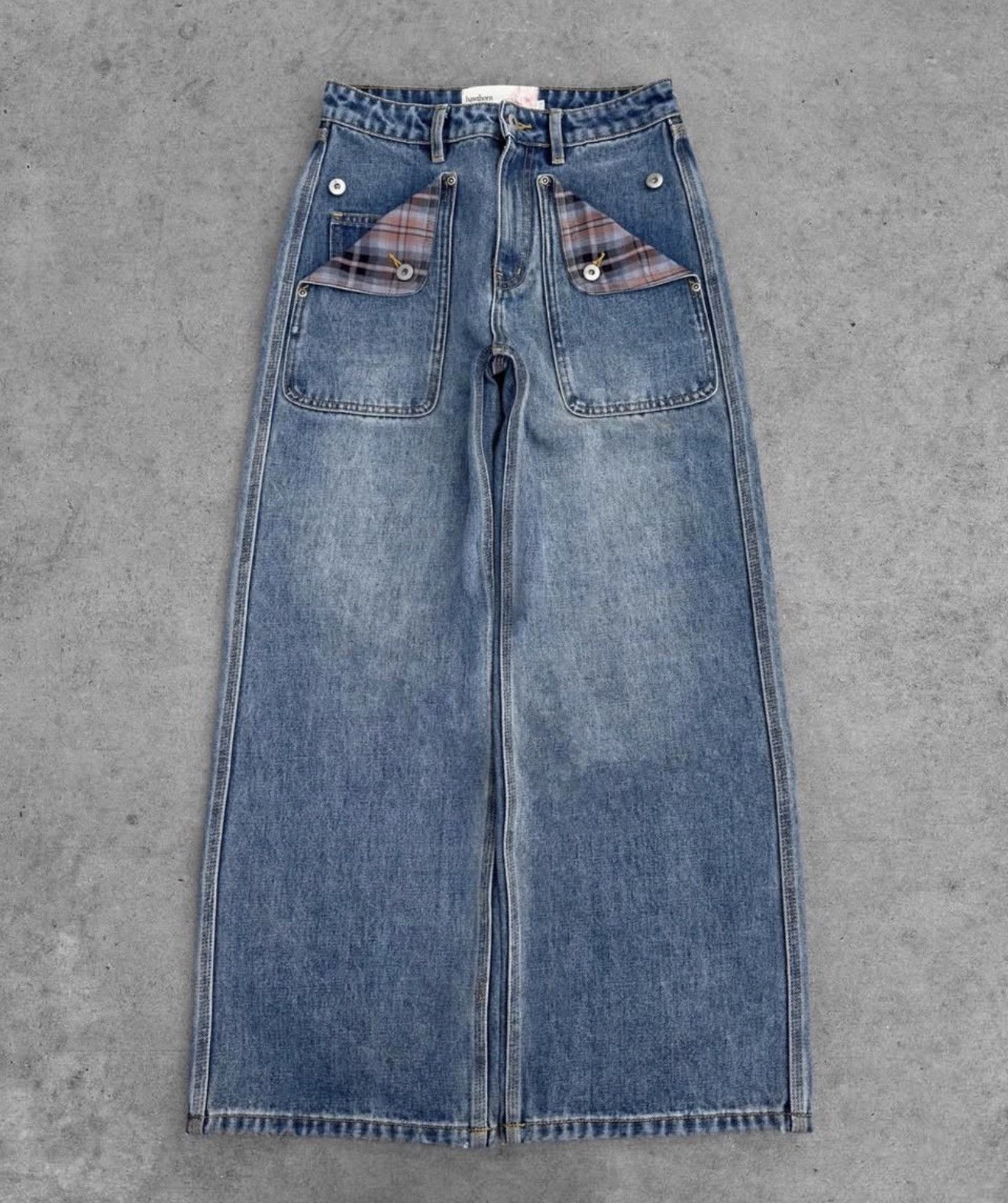 Other Hawthorn Plaid Front Pocket Jeans Size US 36 / EU 52 - 1 Thumbnail