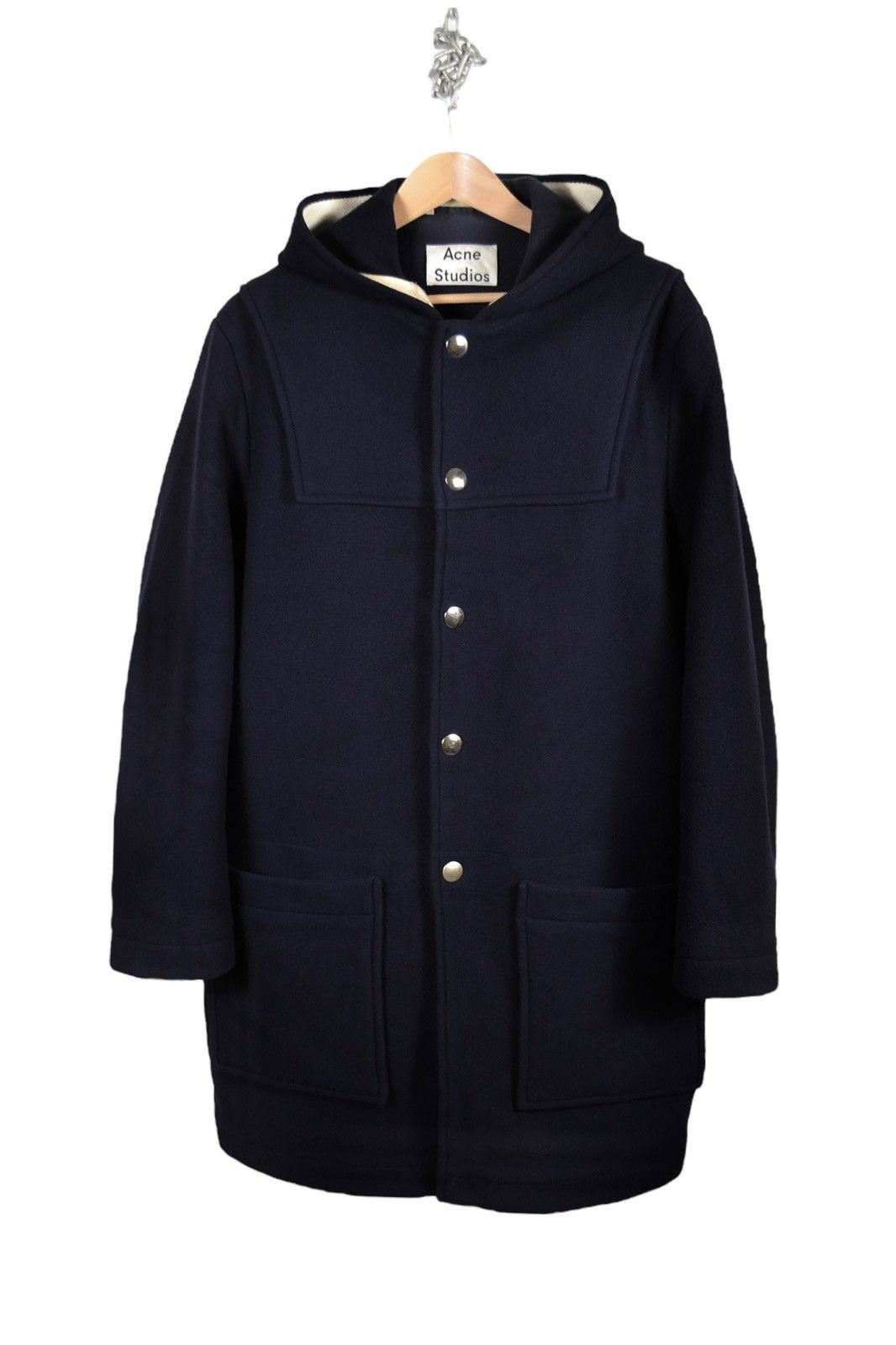 Acne Studios Acne Studios Wool Hood Duffle Long Coat Jacket Size US M / EU 48-50 / 2 - 11 Thumbnail