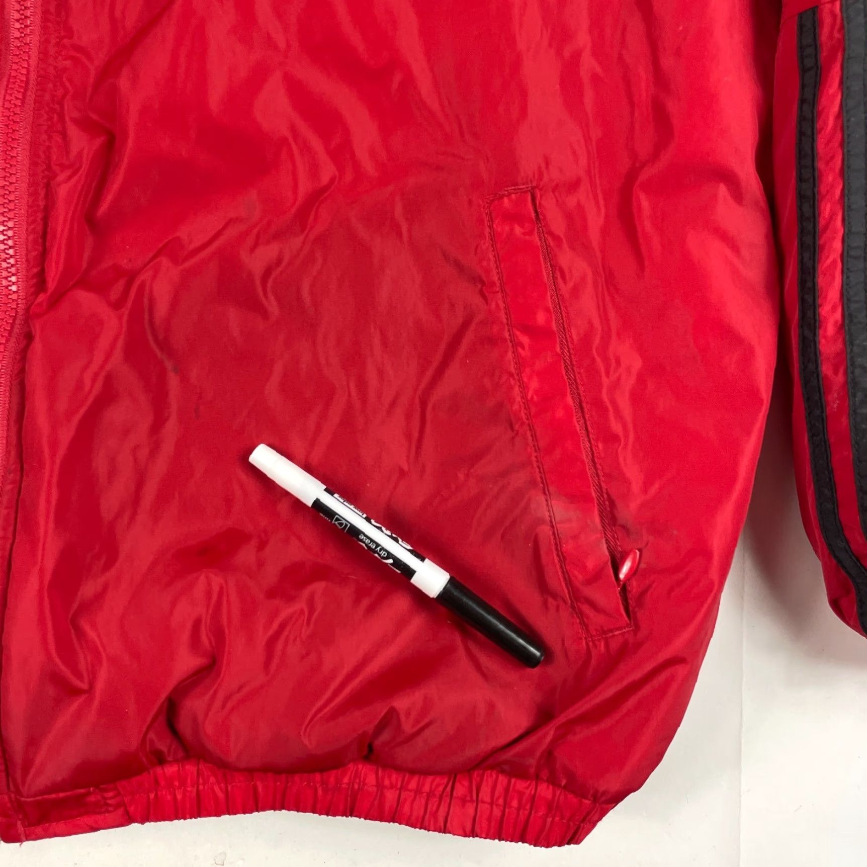 Adidas VINTAGE adidas Jacket Mens L Red Hooded Full Zip Fleece Outdoor Winter Hiking Ski Fashion Size US L / EU 52-54 / 3 - 4 Thumbnail
