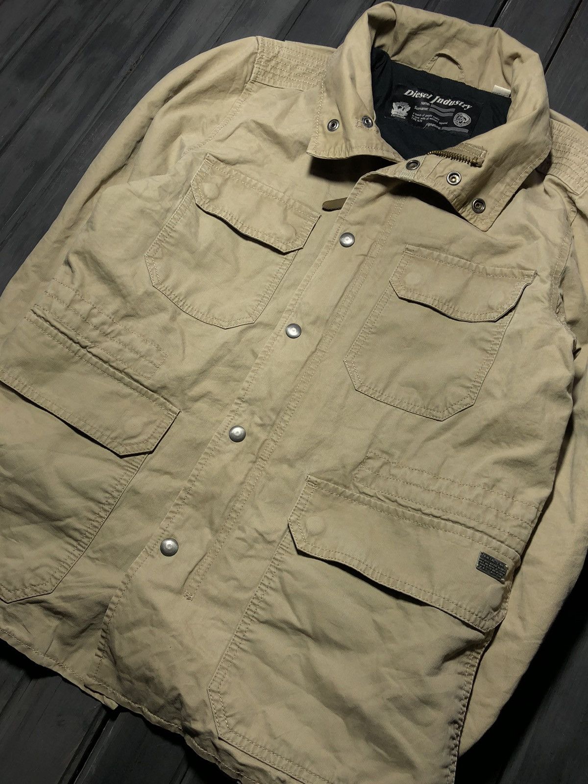 Diesel × Japanese Brand × Yohji Yamamoto VTG Avant Garde If Six Was Nine Style Diesel Bomber Jacket Size US S / EU 44-46 / 1 - 8 Thumbnail