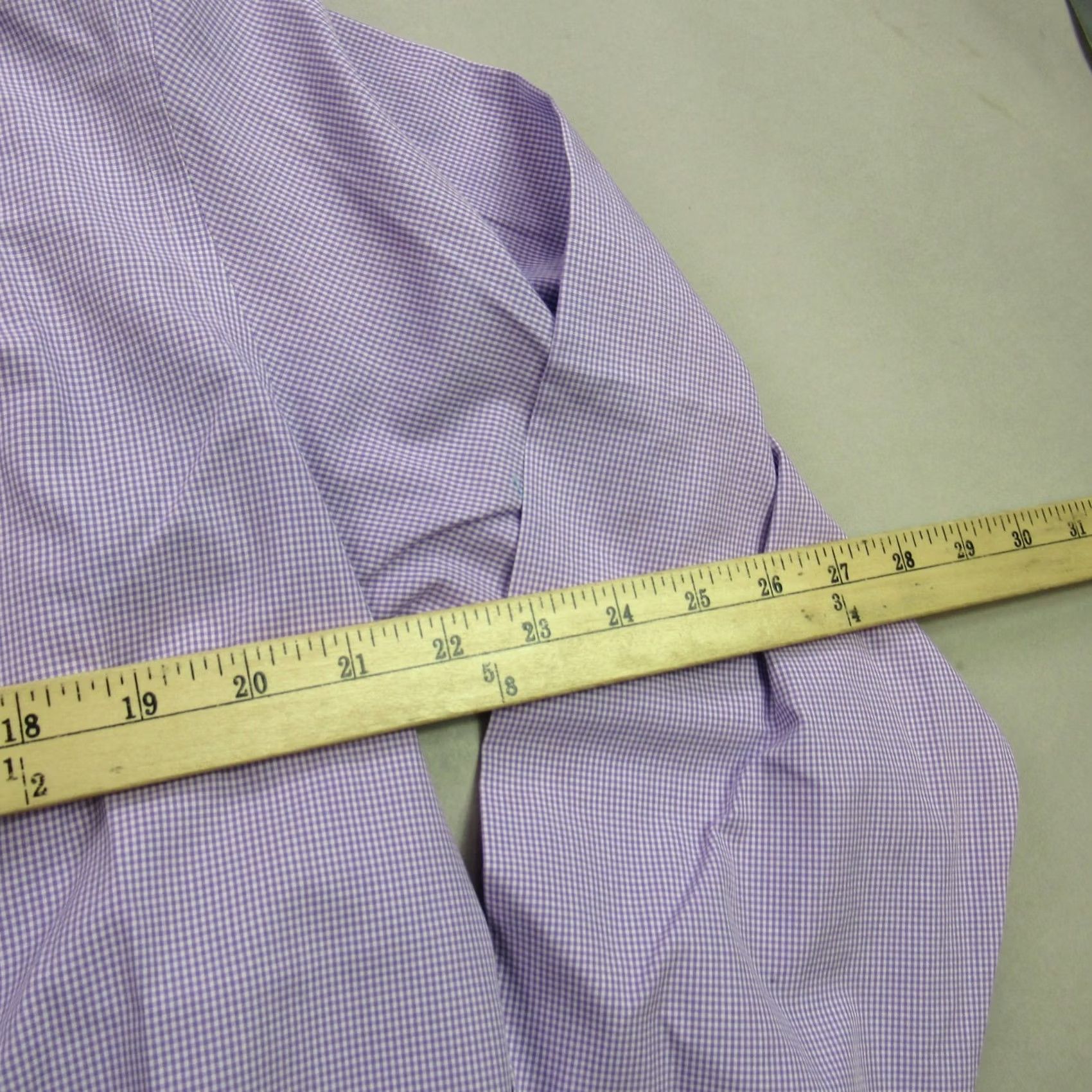 UNTUCKit UNTUCKit Mens Large Long Sleeve Button Front Casual Checks Purple Shirt Size US XXL / EU 58 / 5 - 6 Thumbnail