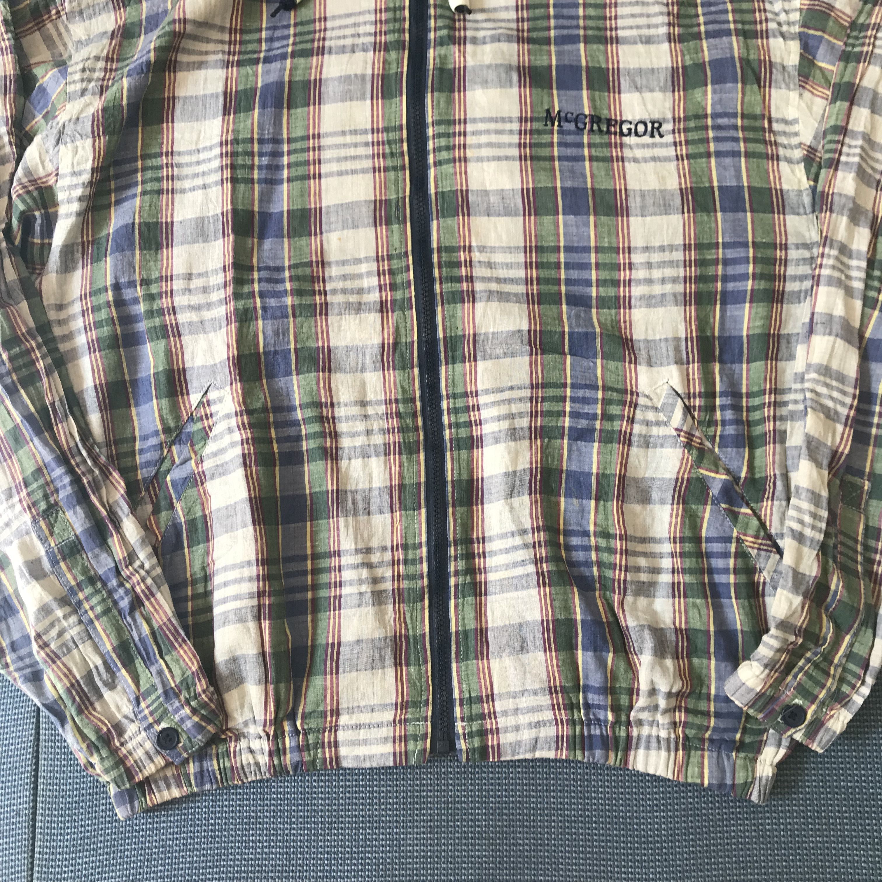 McGregor Vintage Mc Gregor Madrass ivy League Tartan hoodie Jacket Size US M / EU 48-50 / 2 - 3 Thumbnail