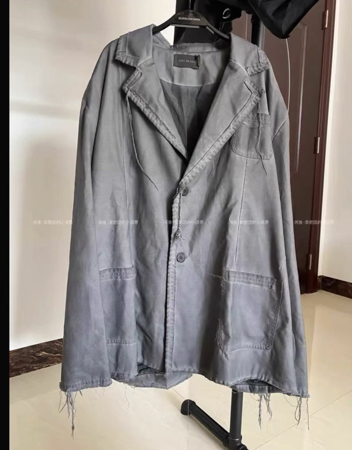 Unknown London Unknownworld LOST ISLAND Cold Dirty Tone Blazer J40 Size S / US 4 / IT 40 - 1 Thumbnail