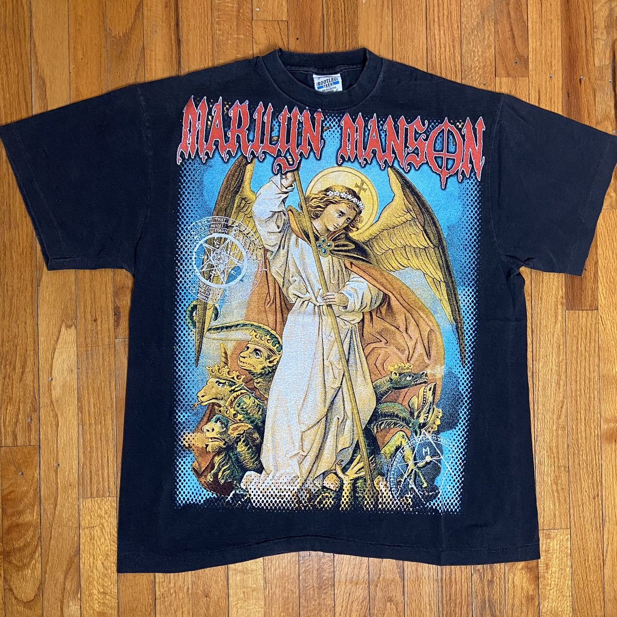 Band Tees AOP Marilyn Manson Tee | Grailed