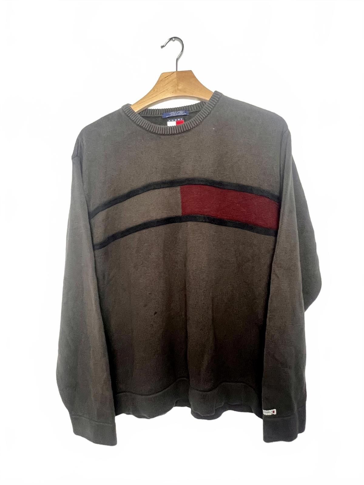 Tommy Hilfiger Tommy Jeans Vintage Sweatshirt 🇯🇵 Made in Japan Size US XL / EU 56 / 4 - 2 Thumbnail