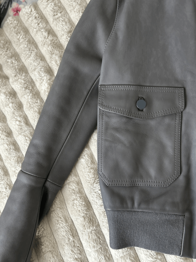 Balenciaga × Leather Balenciaga Jacket Leather Bomber Coat Crop Vintage EX0090 Size S / US 4 / IT 40 - 2 Thumbnail