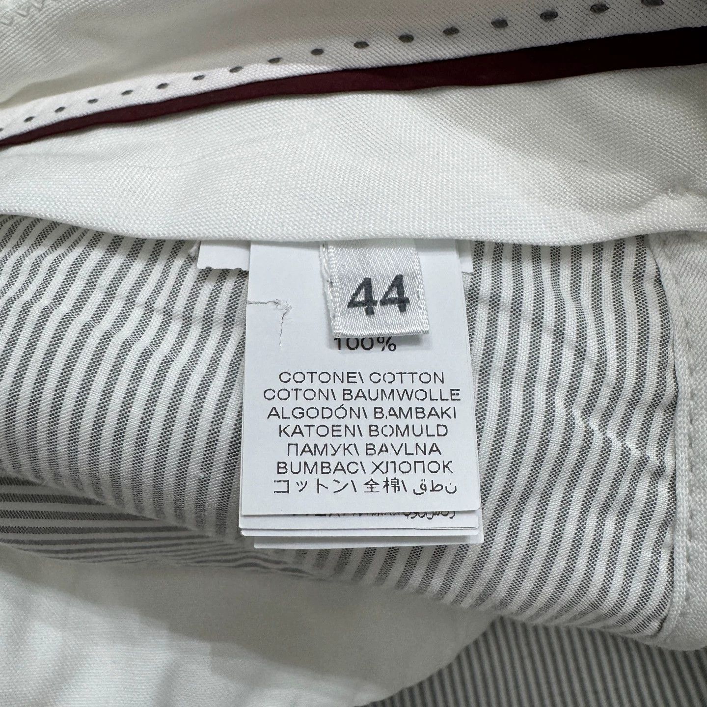 Brunello Cucinelli BRUNELLO CUCINELLI men's solid chinos 44 Size US 28 / EU 44 - 3 Thumbnail