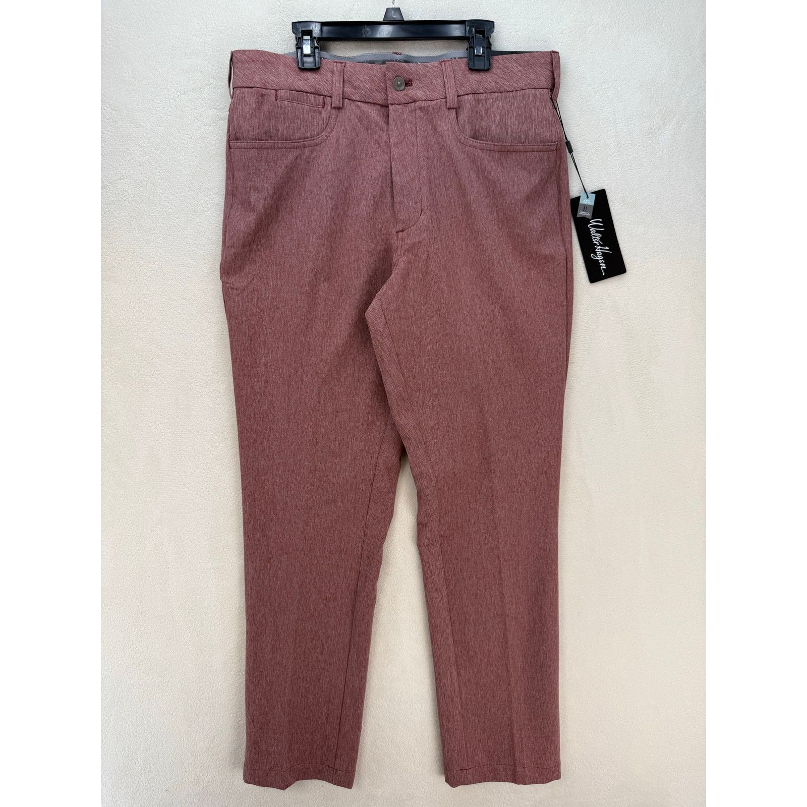 Walter Steiger WALTER HAGEN MEN'S 32X30 NEW MAROON PERFECT 11 GOLF PANTS Size US 32 / EU 48 - 1 Thumbnail
