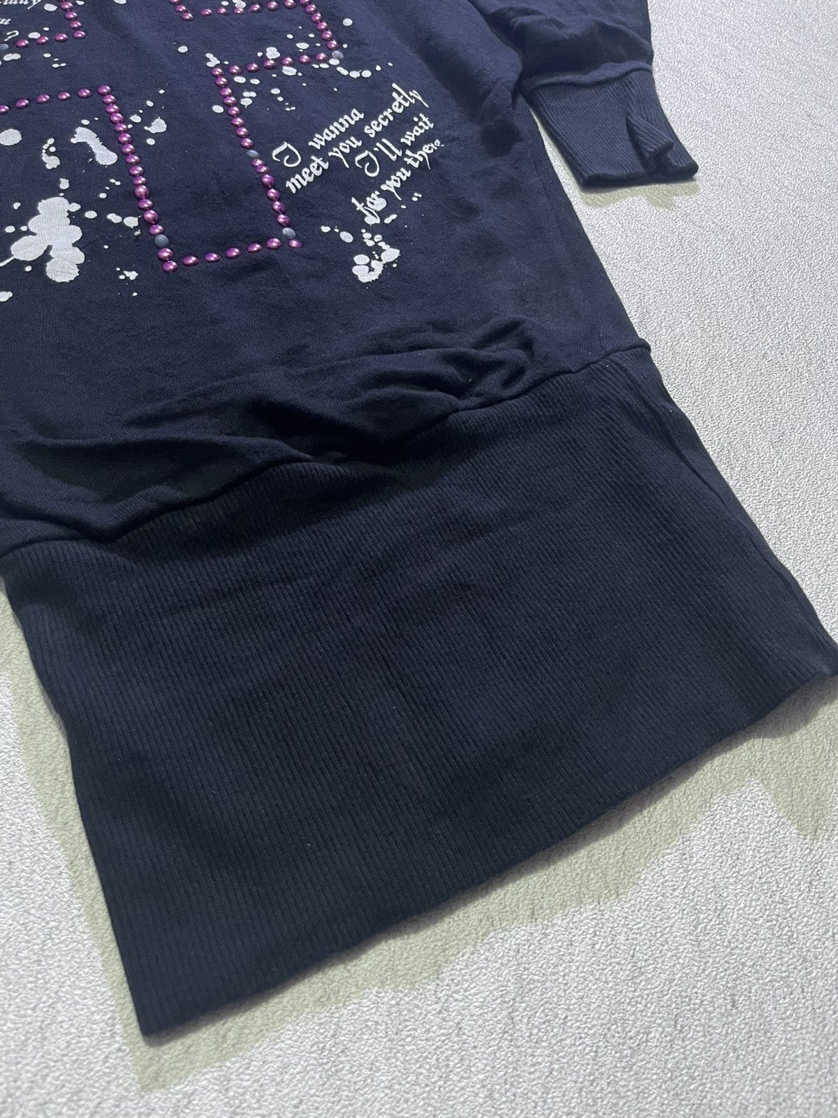 Hysteric Glamour Y2K ZIDDY long sleeve tshirt motif cross glitter Size M / US 6-8 / IT 42-44 - 4 Thumbnail