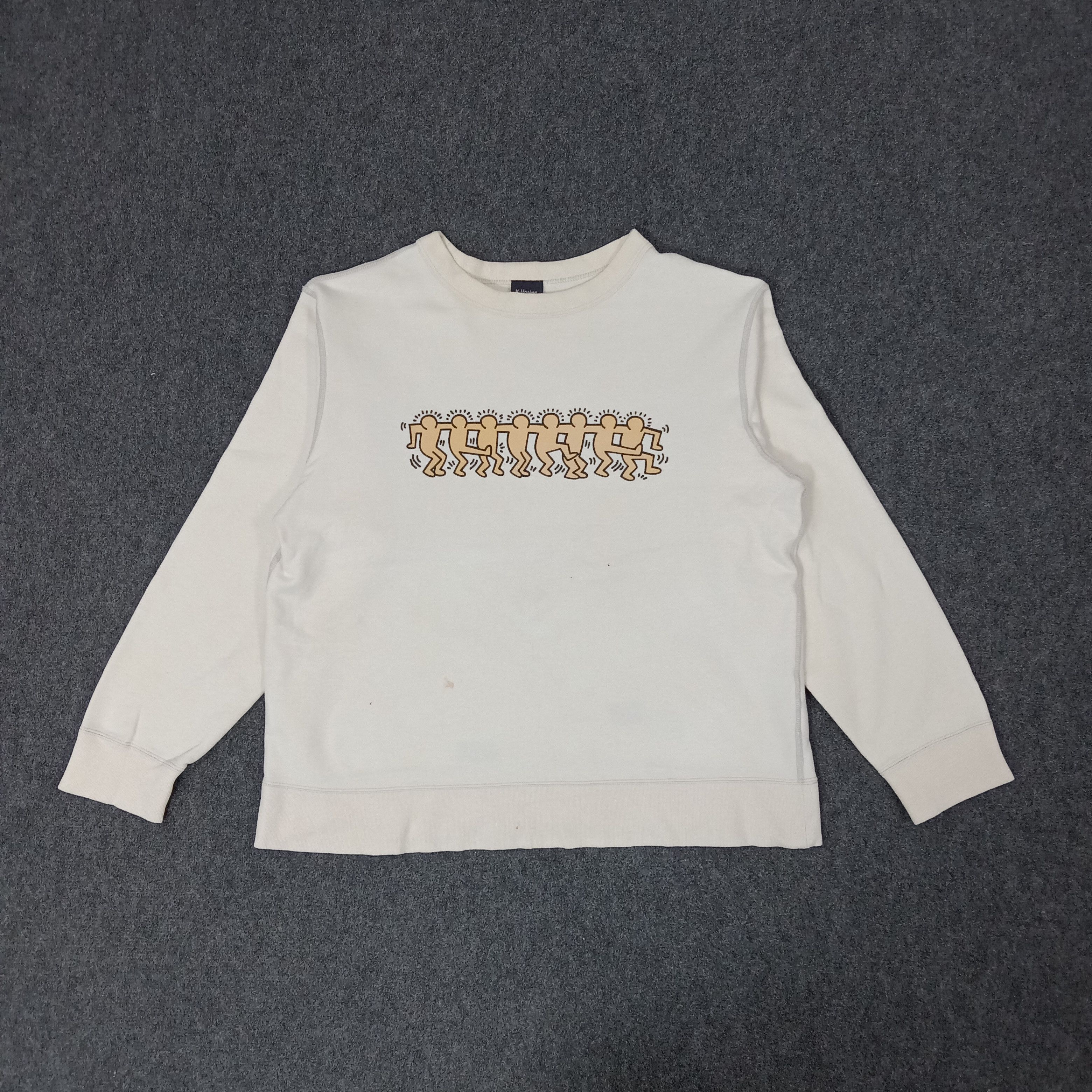Keith Haring × Vintage Keith Haring American Artists Promo Sweatshirt Size US L / EU 52-54 / 3 - 1 Thumbnail
