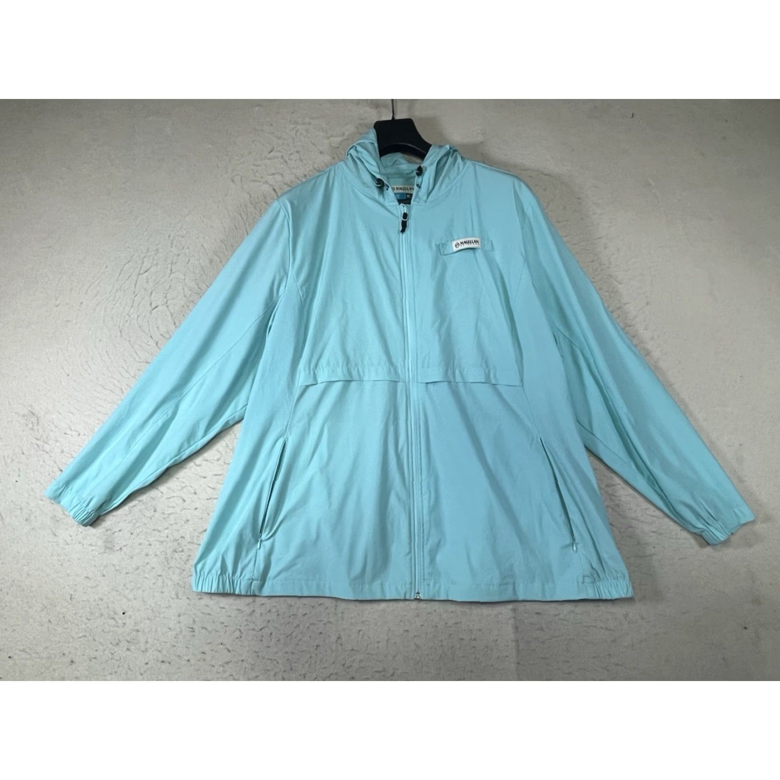 Vintage Magellan Outdoors Jacket Mens 2XL Full Zip Teal Windbreaker Fish Gear Relaxed Size US XXL / EU 58 / 5 - 2 Thumbnail