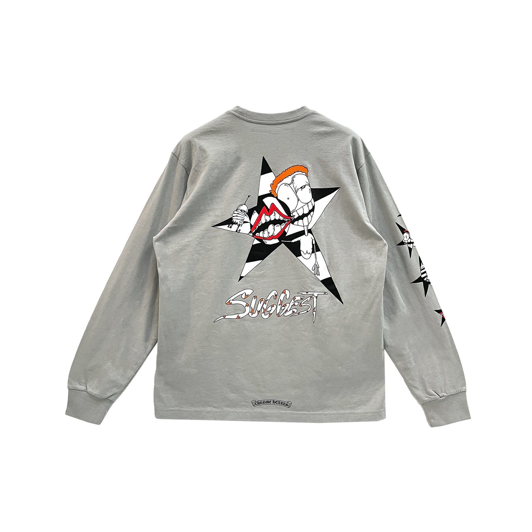 Chrome Hearts Chrome Hearts Matty Boy Suggest Grey Long Sleeve Tee Size US XL / EU 56 / 4 - 1 Thumbnail