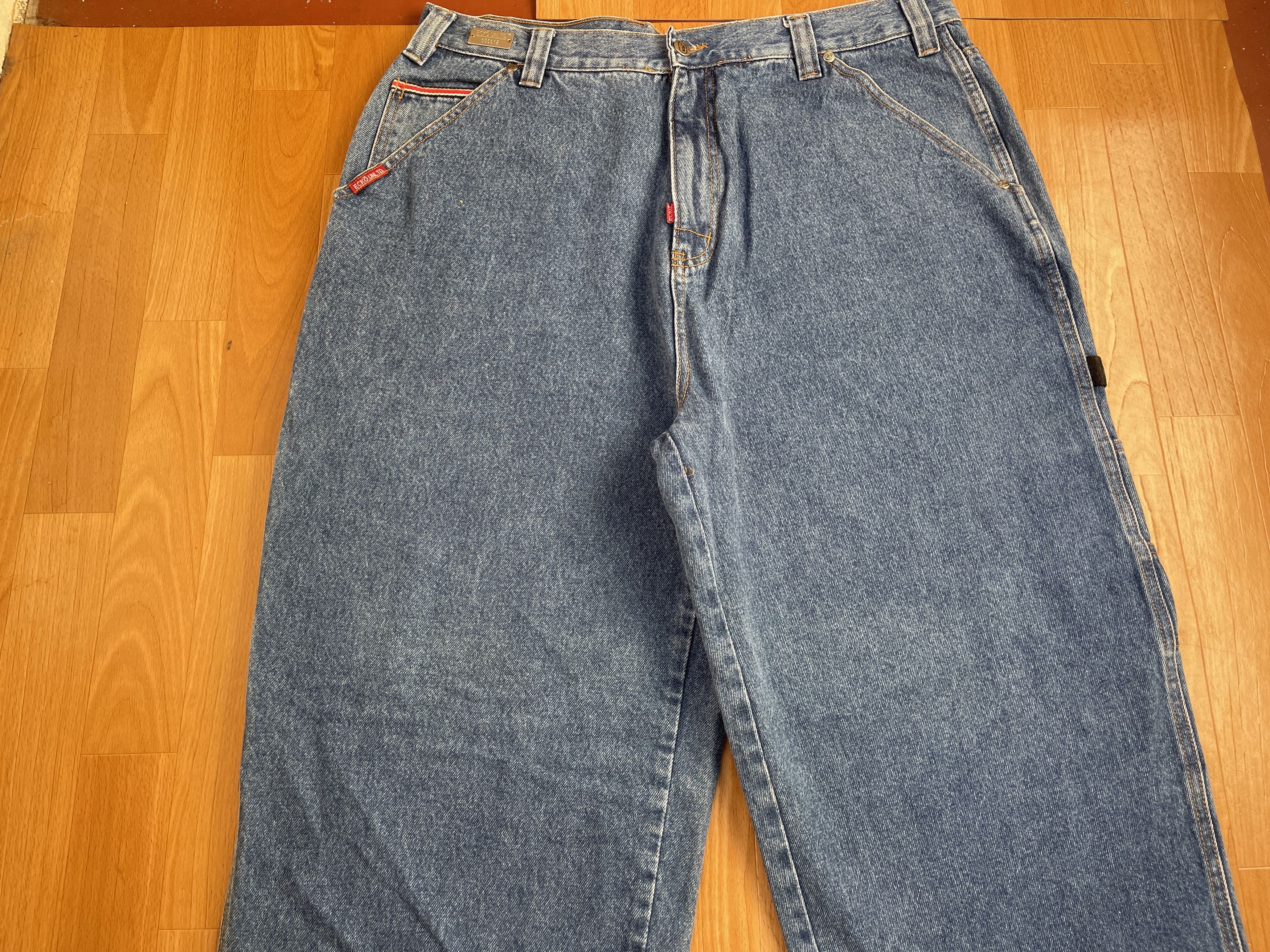 Ecko Unltd. Ecko Unltd jeans, baggy, vintage 90s hip hop skater Y2K W 36 Size US 36 / EU 52 - 9 Thumbnail