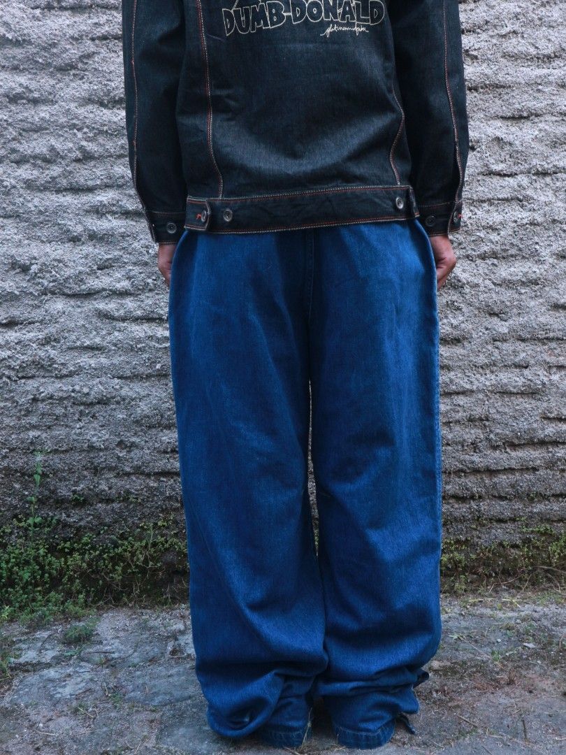 Beauty Beast × Vintage Y2K JAPANESE HIP HOP BAGGY PANTS Size US 33 - 2 Thumbnail
