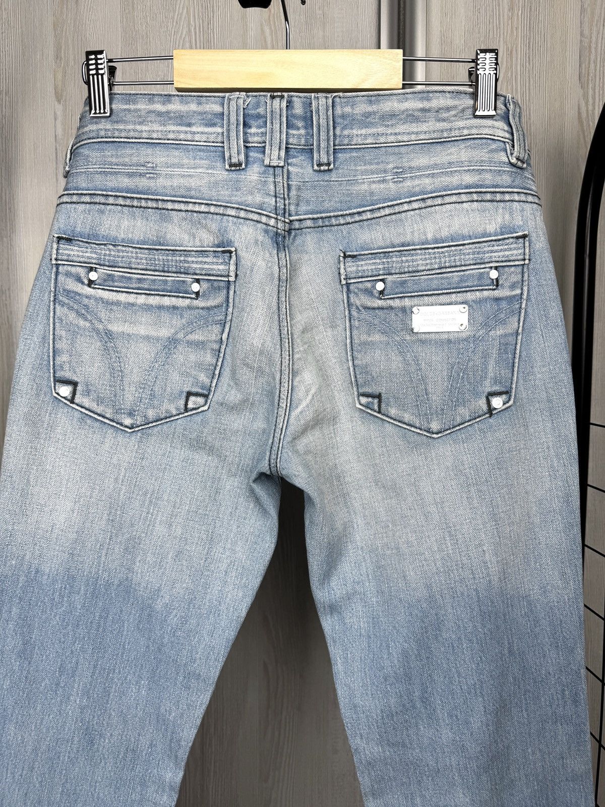 Dolce & Gabbana Dolce & Gabbana vintage distressed denim blue jeans Size US 31 - 7 Thumbnail