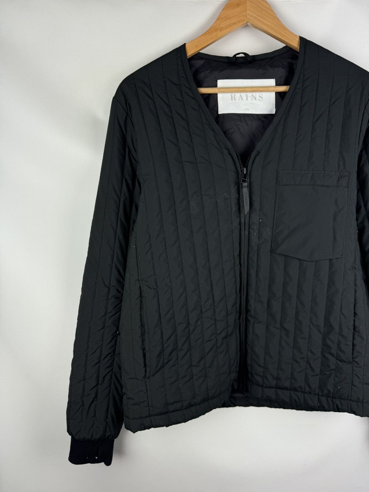 Rains Rains Unisex Nylon Quilted Full Zip Layer Jacket Size Xs / S Size US XS / EU 42 / 0 - 3 Thumbnail