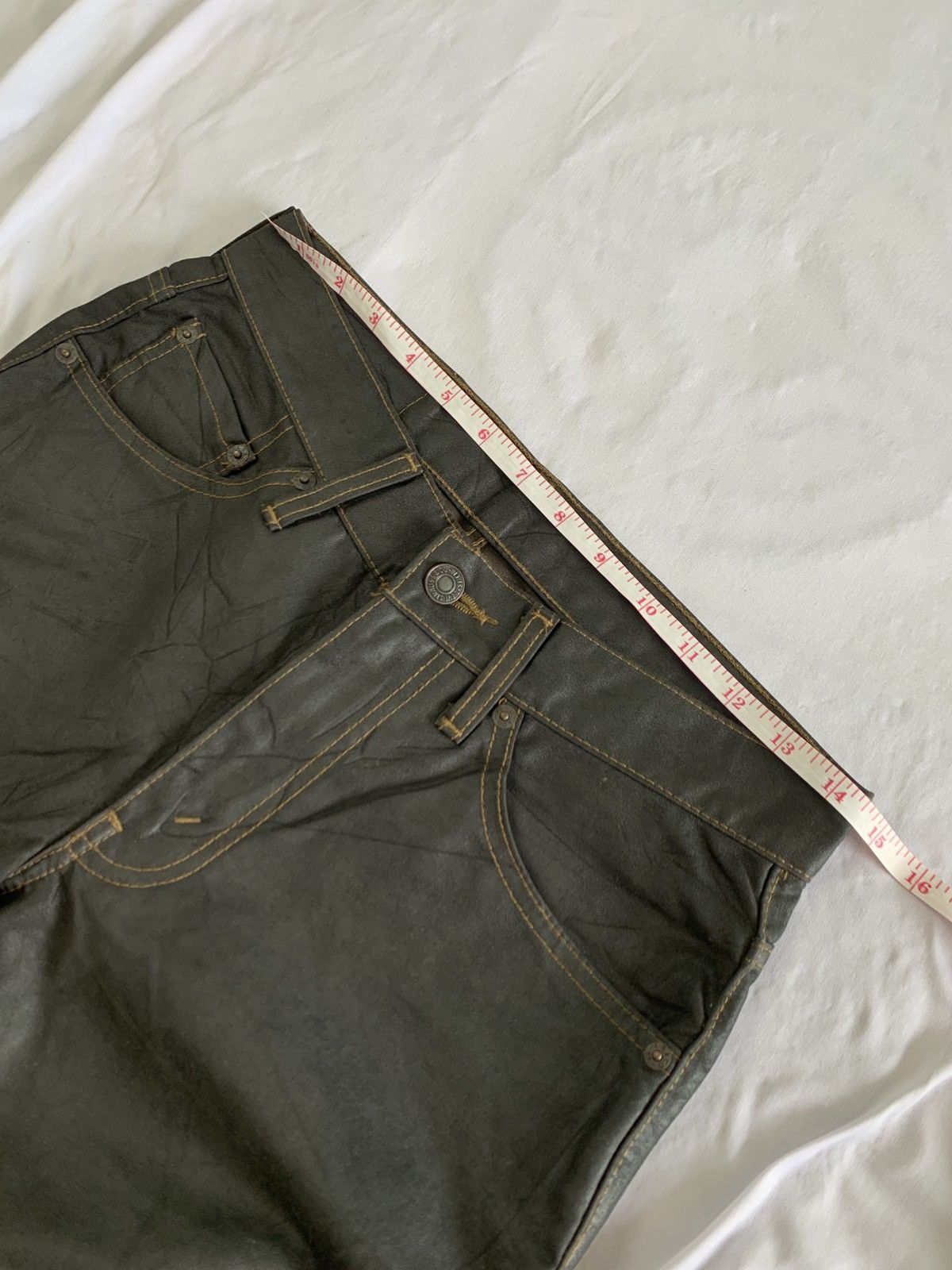 Levi's Waxed levis 517 flare jeans ifsx lgb kmrii fuga numbernine Size US 28 / EU 44 - 10 Thumbnail