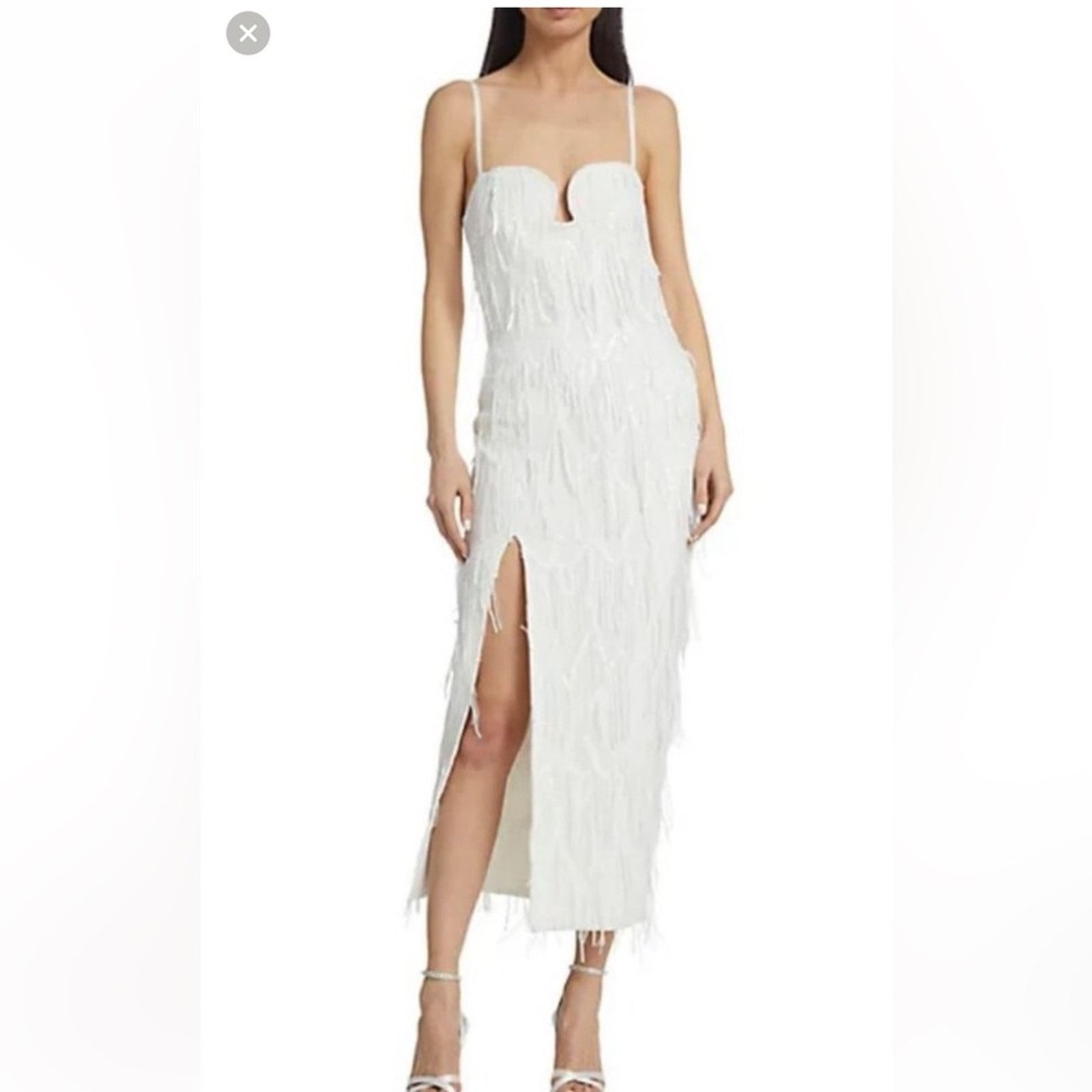 ELLIATT NWT Elliatt $330 Judith Fringe Sequin Dress Size S Size S / US 4 / IT 40 - 7 Thumbnail
