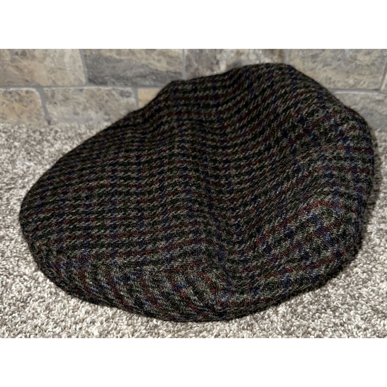 Vintage R.Sweeney Newsboy Cap Hat Mens Gray Wool Ireland Made Size ONE SIZE - 3 Thumbnail