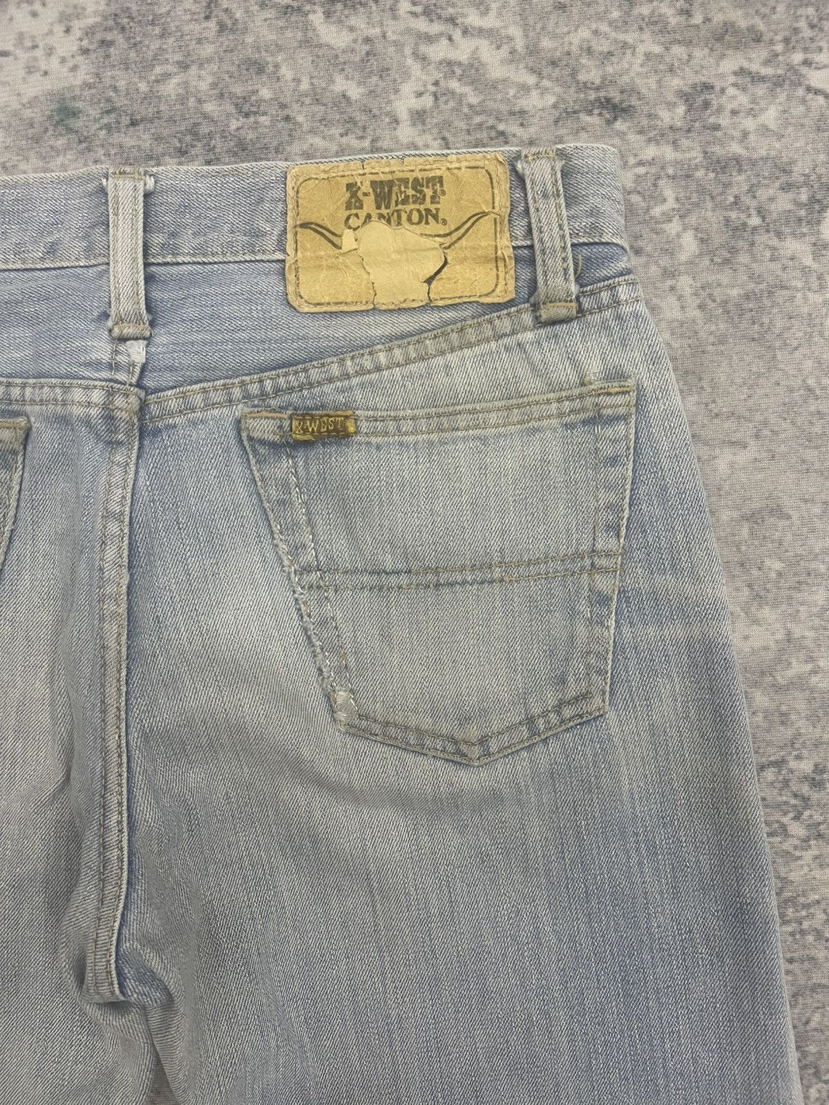 South2 West8 Flare Pants 60s 70s X-West Canton Bell Bottom Bootcut s22 Size US 31 - 17 Thumbnail