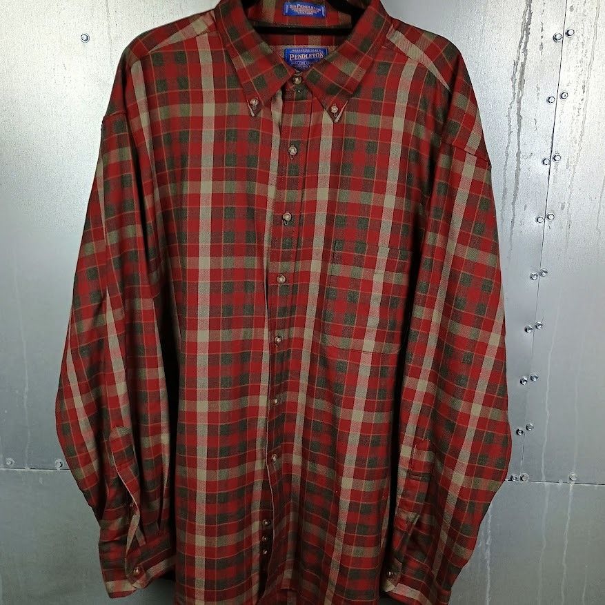 Pendleton Pendleton Vintage Wool Tartan Plaid Casual Button Shirt XXL Size US XXL / EU 58 / 5 - 2 Thumbnail