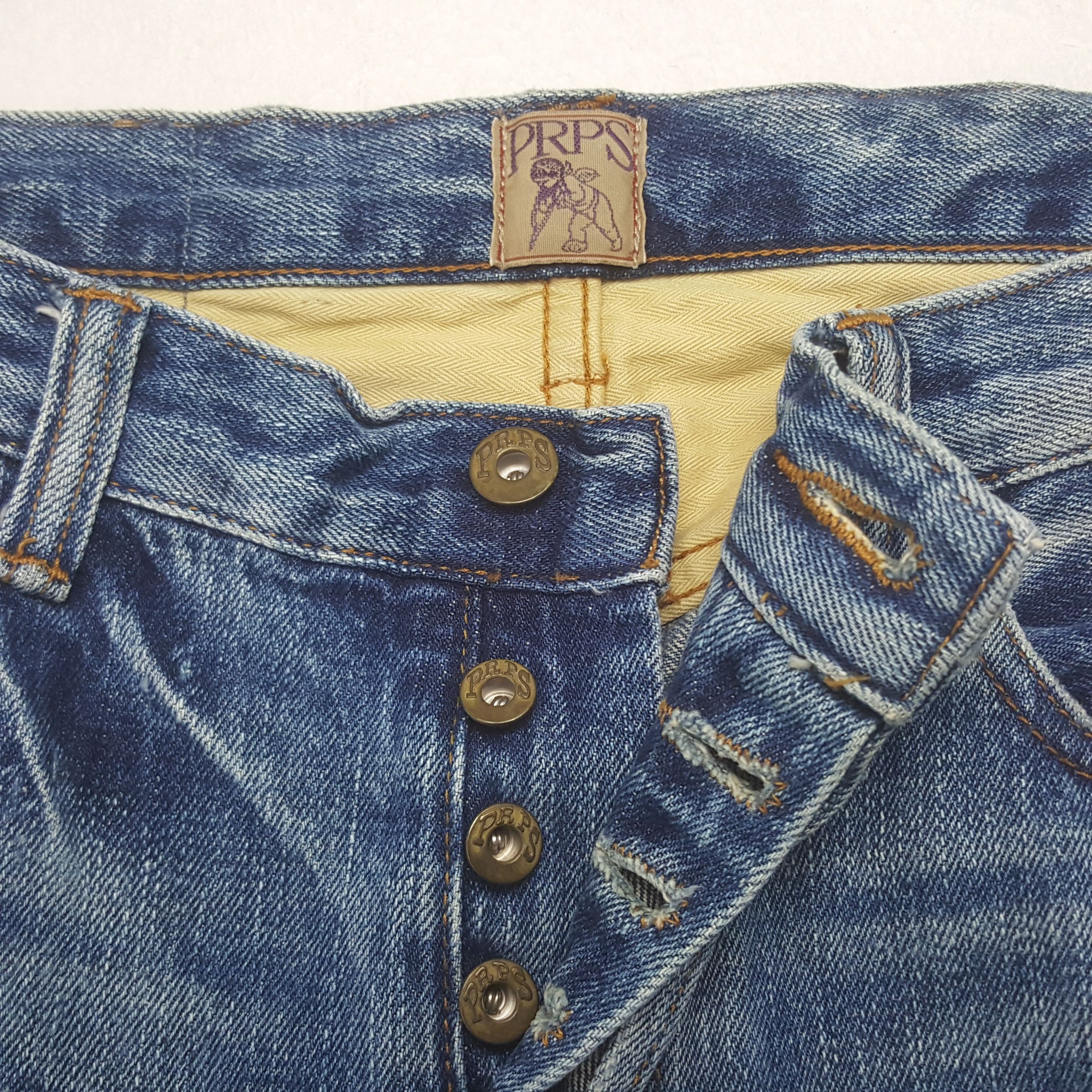 Prps Vintage Prps Japanese Brand Denim Jeans C297N16 Size US 31 - 7 Thumbnail