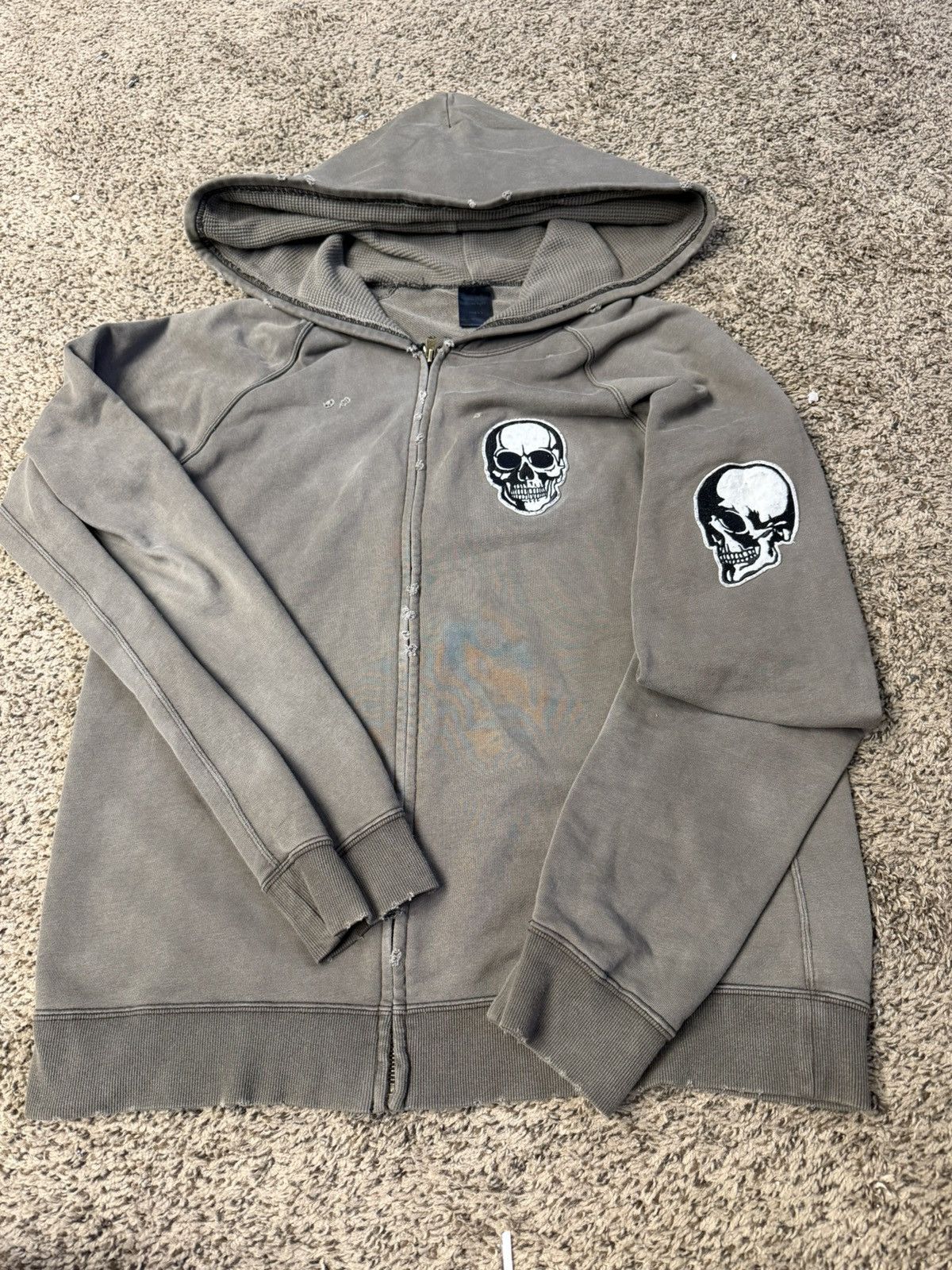 Number (N)ine Number Nine Skull Hoodie | Grailed