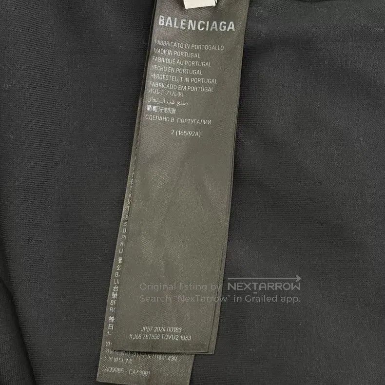Balenciaga Balenciaga Black aged short-sleeved Size US M / EU 48-50 / 2 - 4 Thumbnail