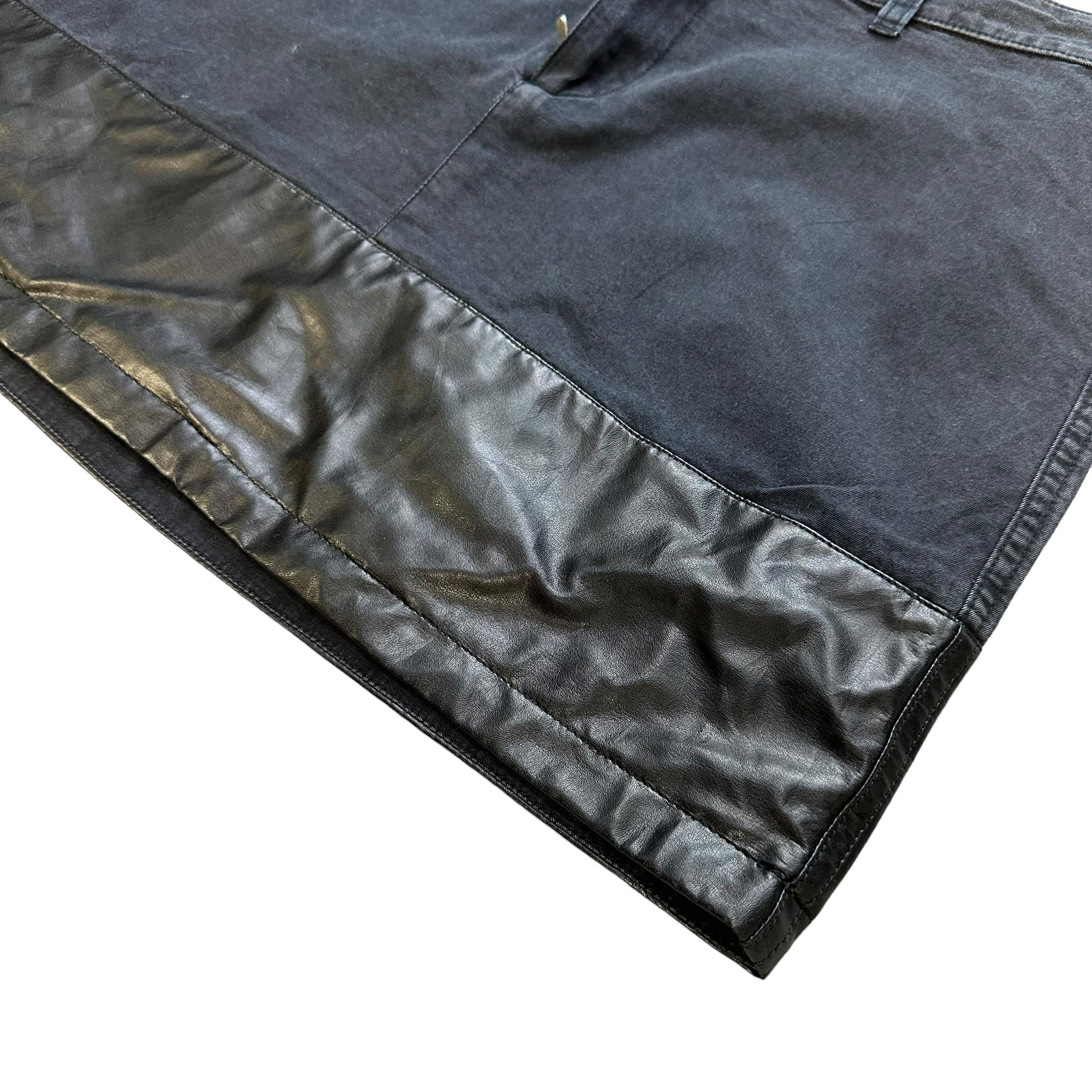 A.P.C. A.P.C. Rue Madame Paris Hybrid Denim Mini Skirt #A32-0732 Size 30" / US 8 / IT 44 - 4 Thumbnail