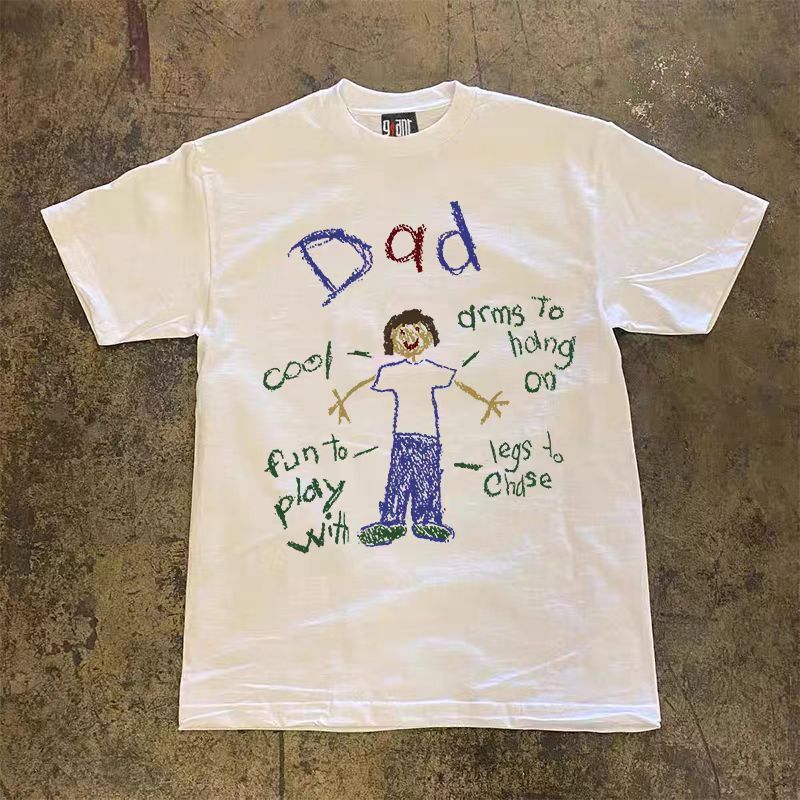 Japanese Brand × Vintage Street washed retro trend boy print t-shirt Size US M / EU 48-50 / 2 - 1 Thumbnail