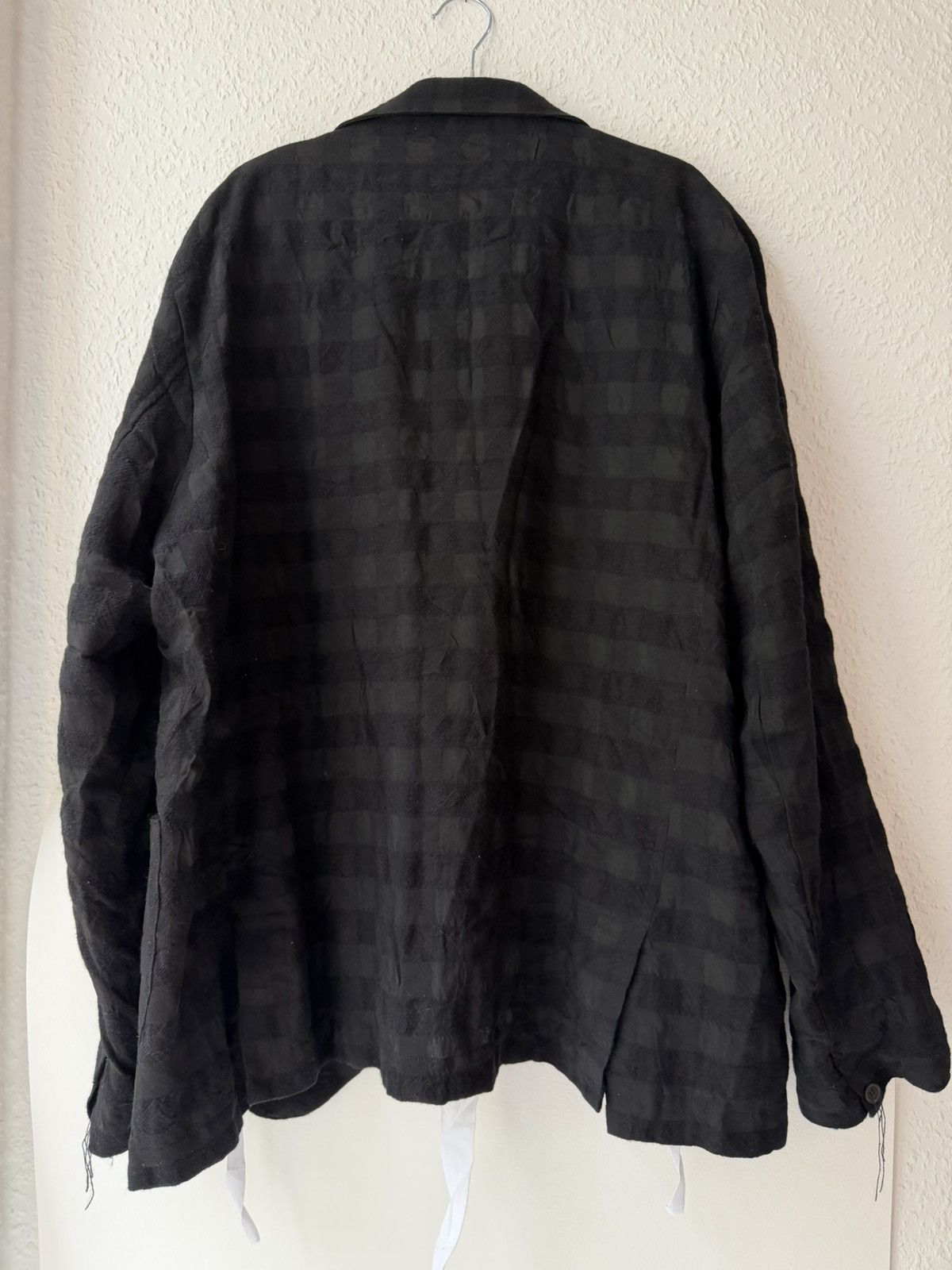 Archivio J.M. Ribot Archivio J. M. Ribot Black Checked Blazer Size US XL / EU 56 / 4 - 10 Thumbnail
