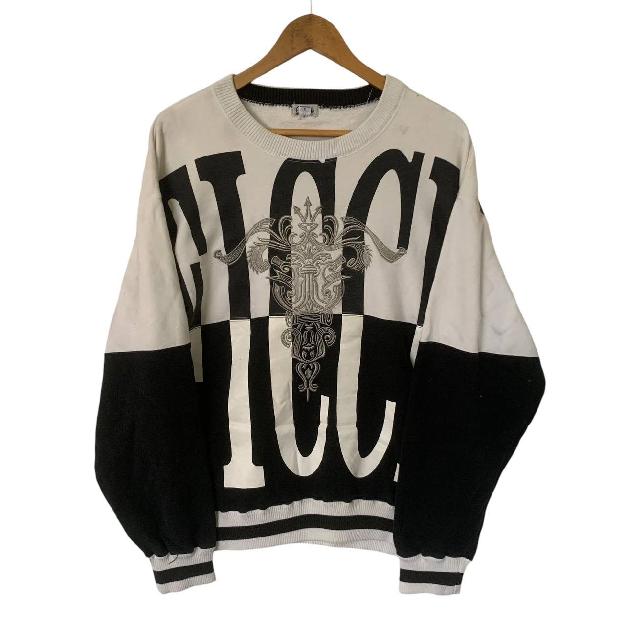 Japanese Brand Yoshiyuki Konishi Fancy Japanese Designer Sweatshirt Size US L / EU 52-54 / 3 - 1 Thumbnail
