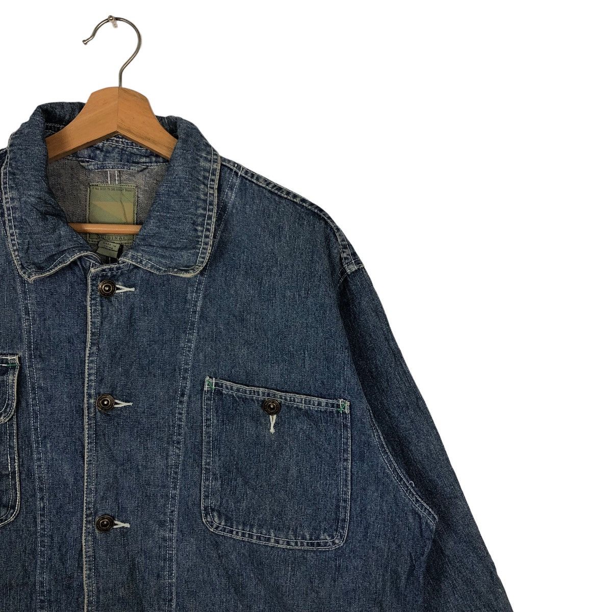 Japanese Brand 🔥Hikory Chore Jacket Denim Work Uniqlo Japan Issey Miyake Size US M / EU 48-50 / 2 - 7 Thumbnail