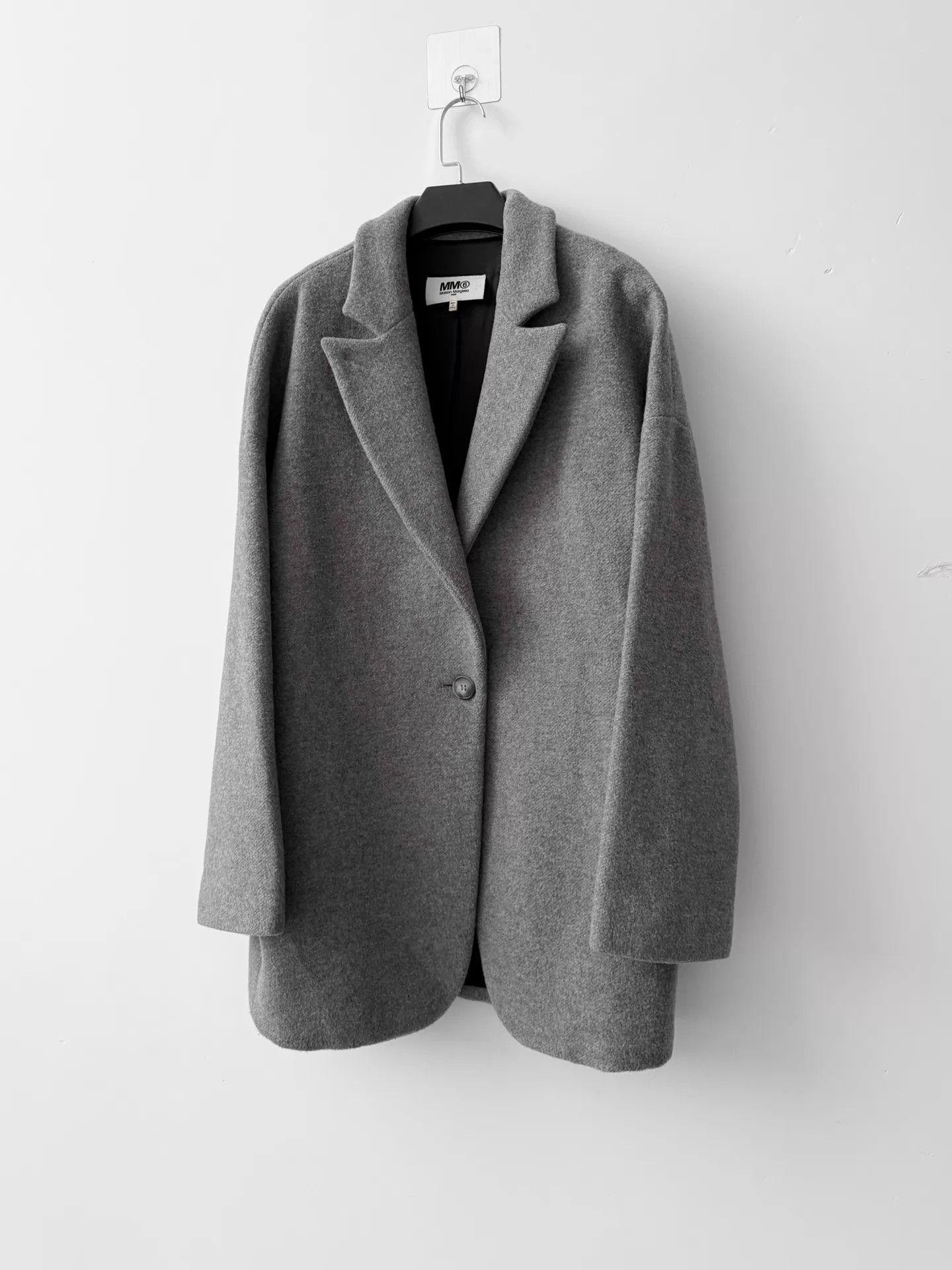 MM6 MM6 Maison Margiela FW16 Wool Jacket Cloud Gray Women's 42 Size M / US 6-8 / IT 42-44 - 1 Thumbnail